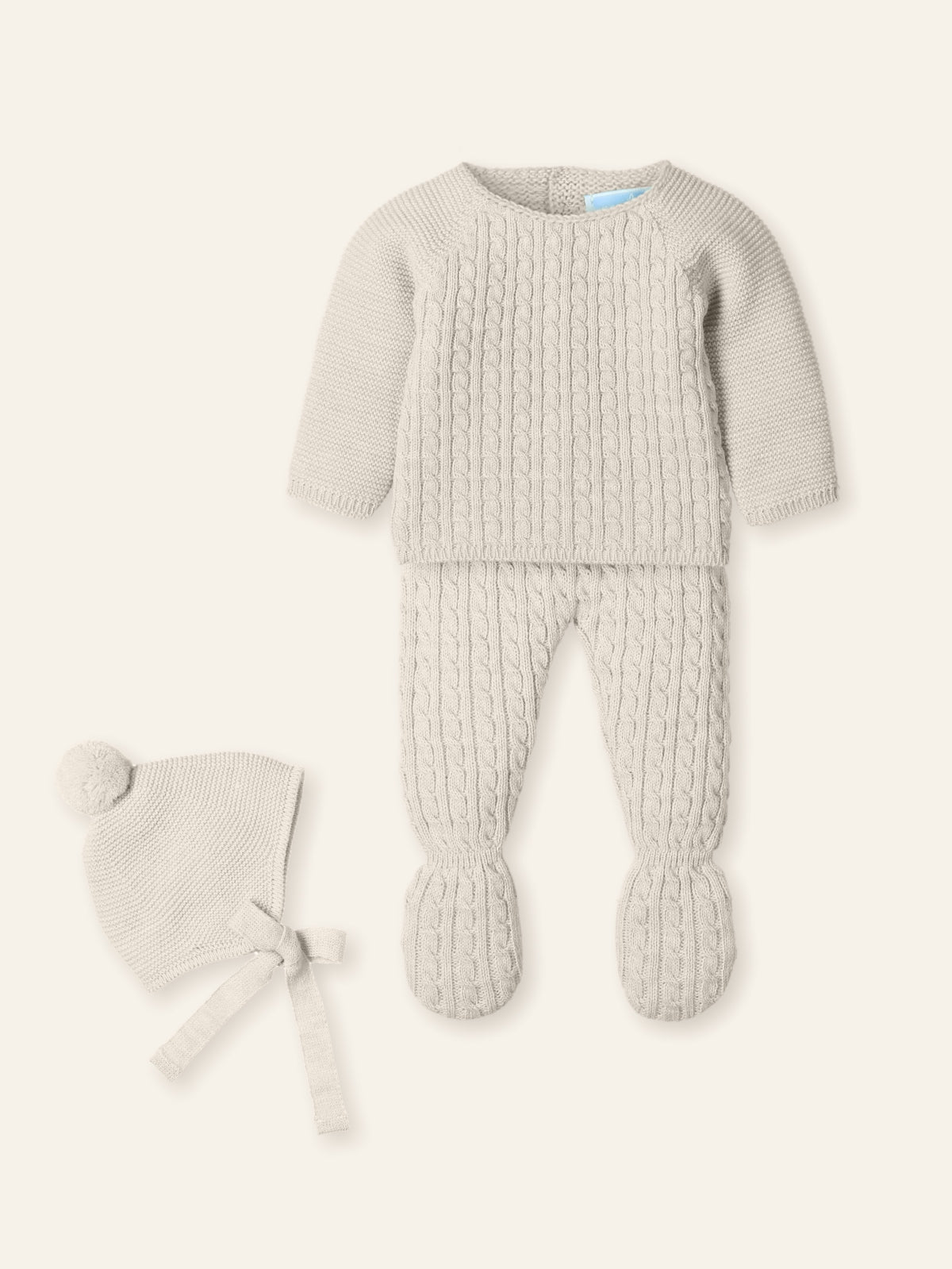 Knit Set Cloud- 3pc