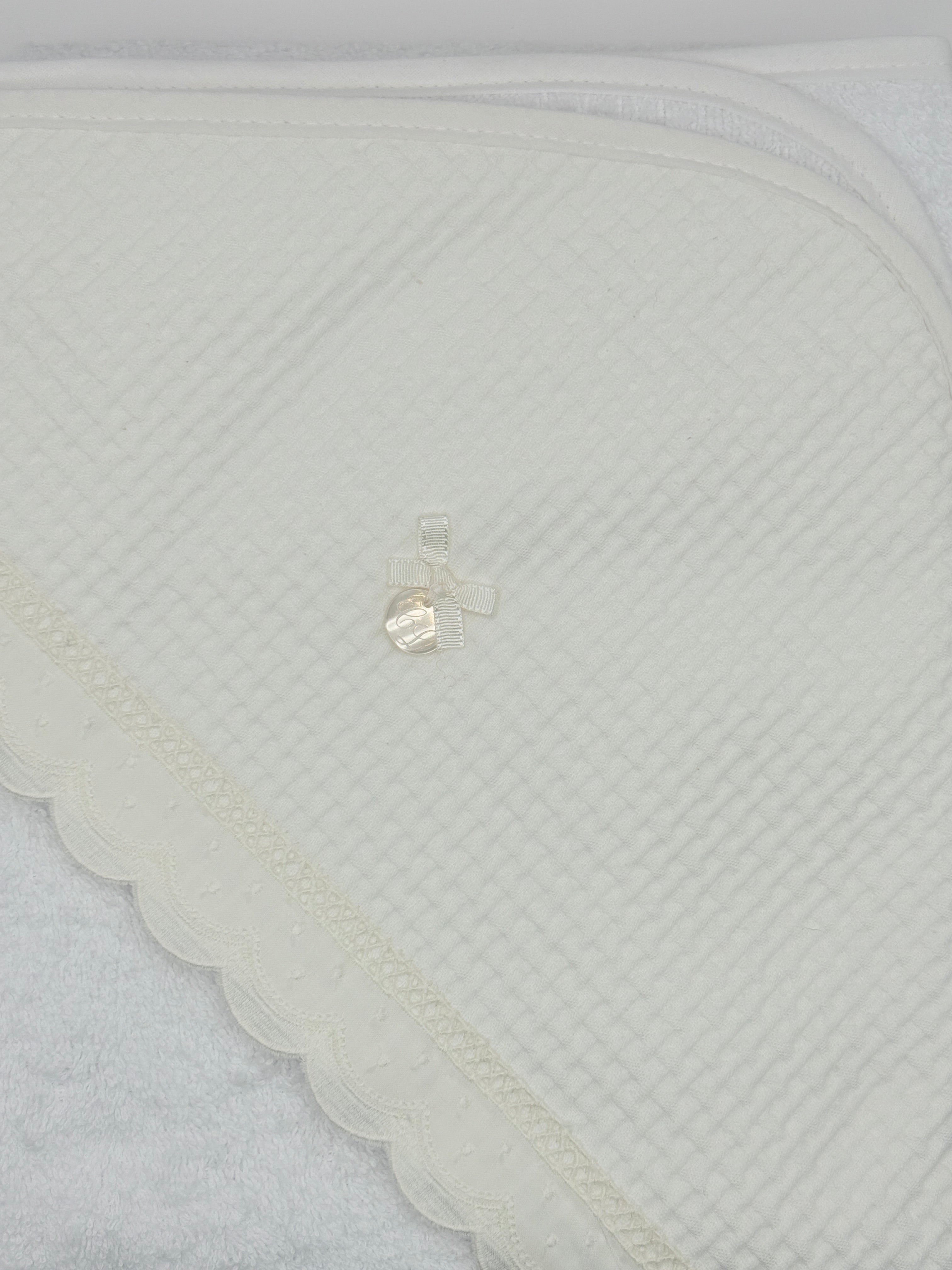 Hooded Towel XL Lucia Ivory