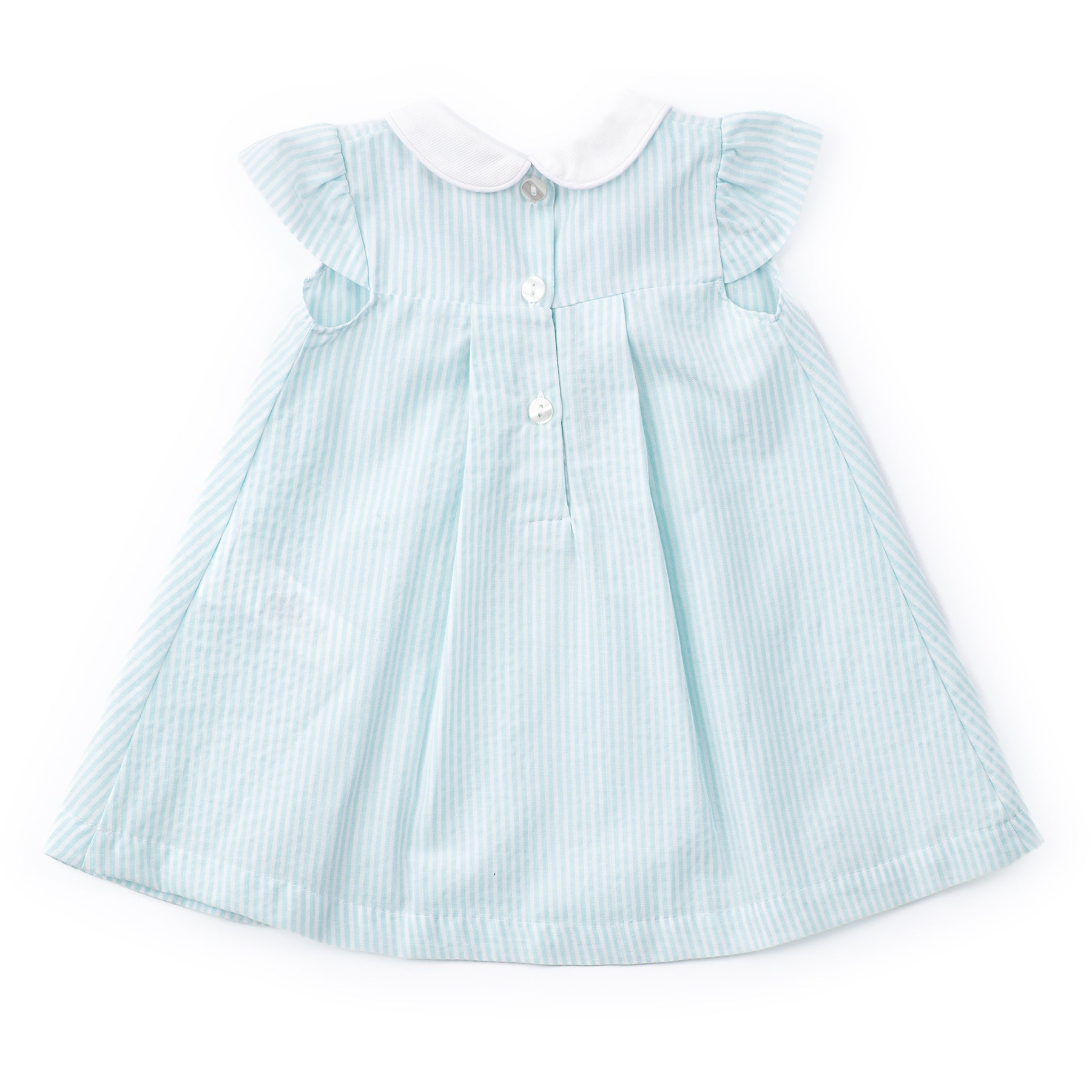 Acqua Green Linen Dress