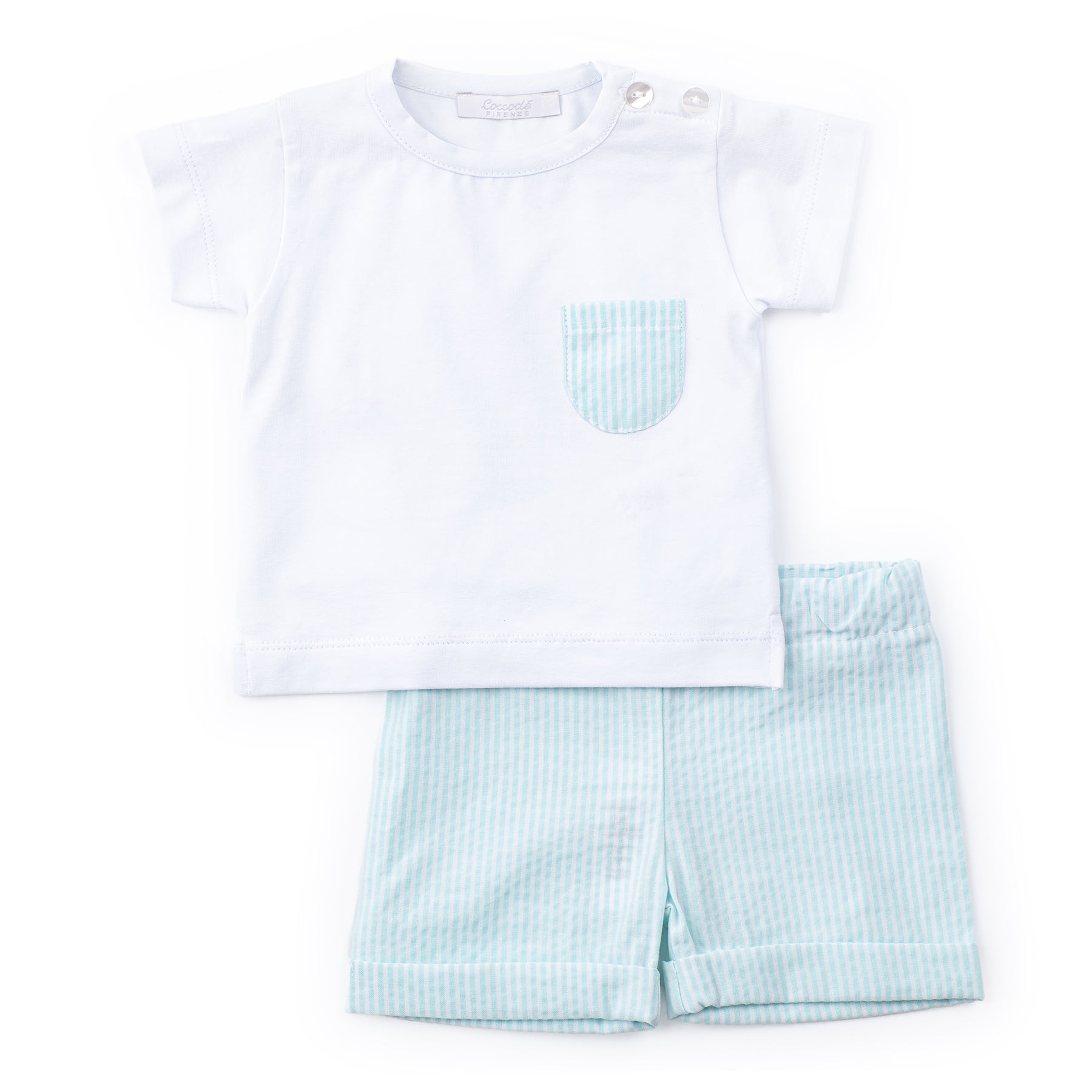 Short Set Lines Turquoise