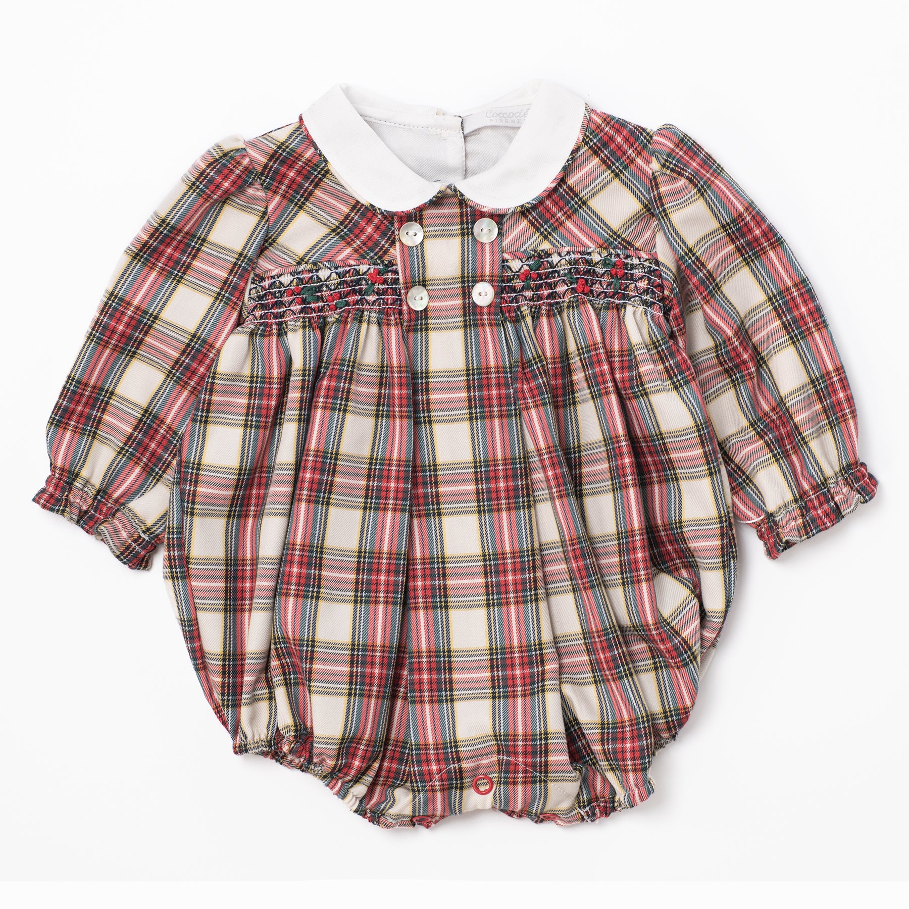 Smock Romper Tartan Classic