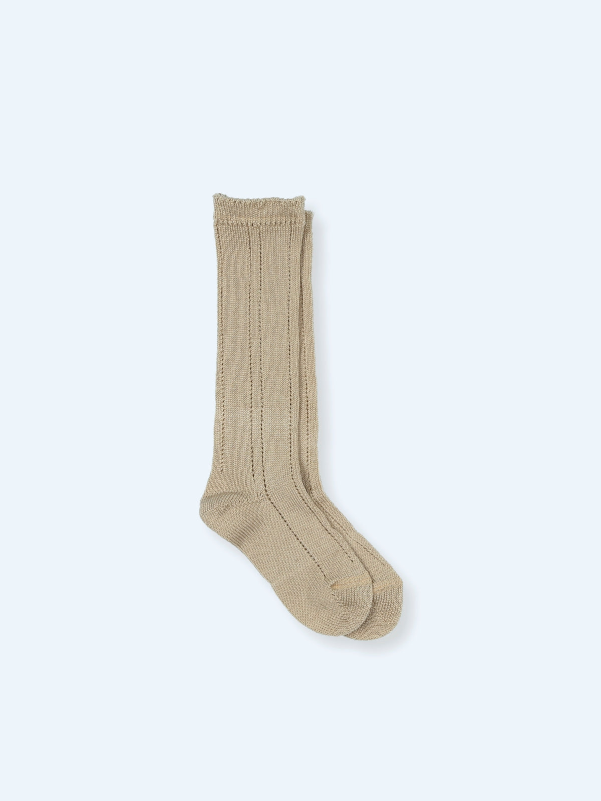 Knee Socks Calado- White & Ivory