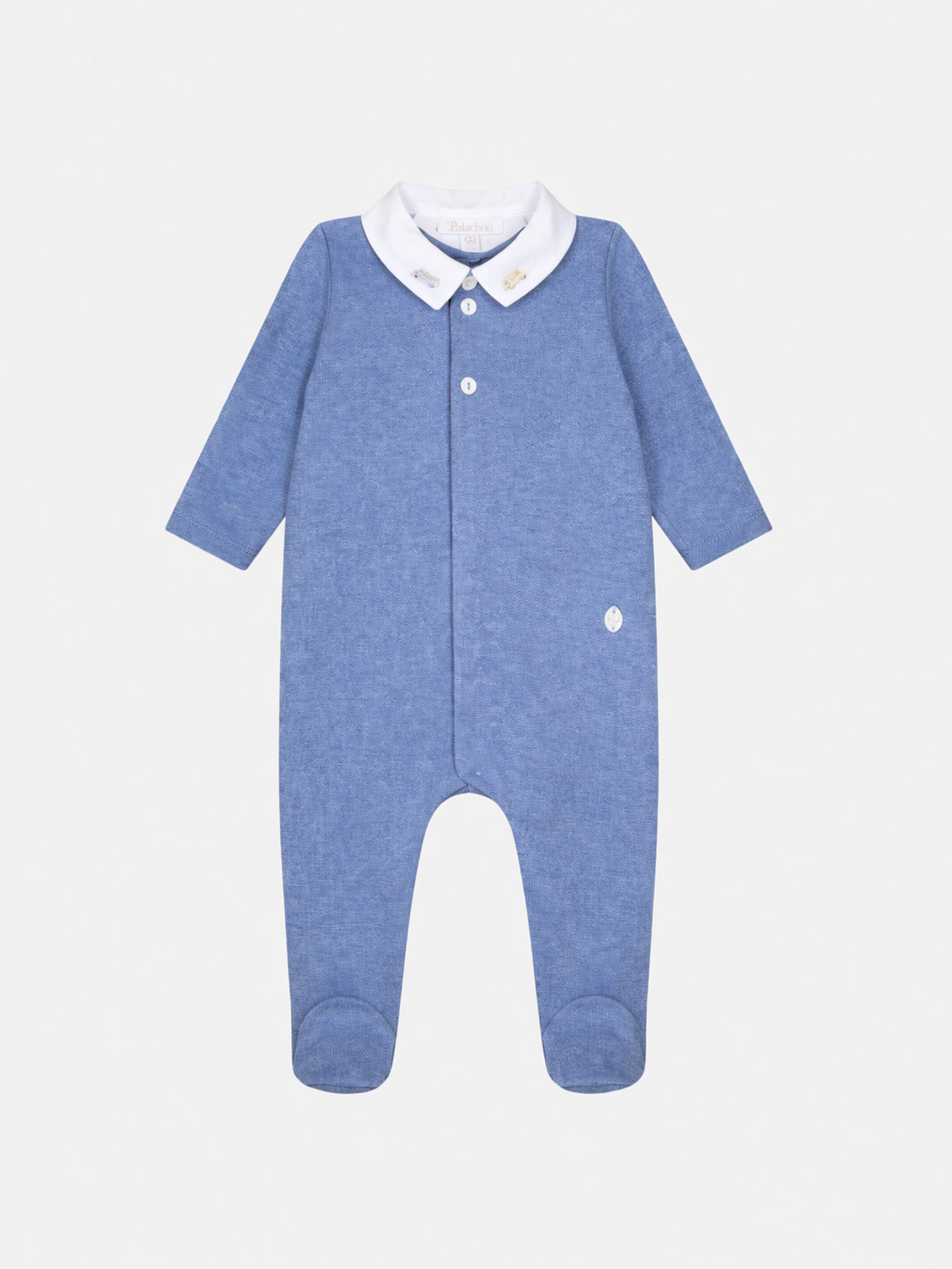 Babysuit 'Embroidered Cars' Blue
