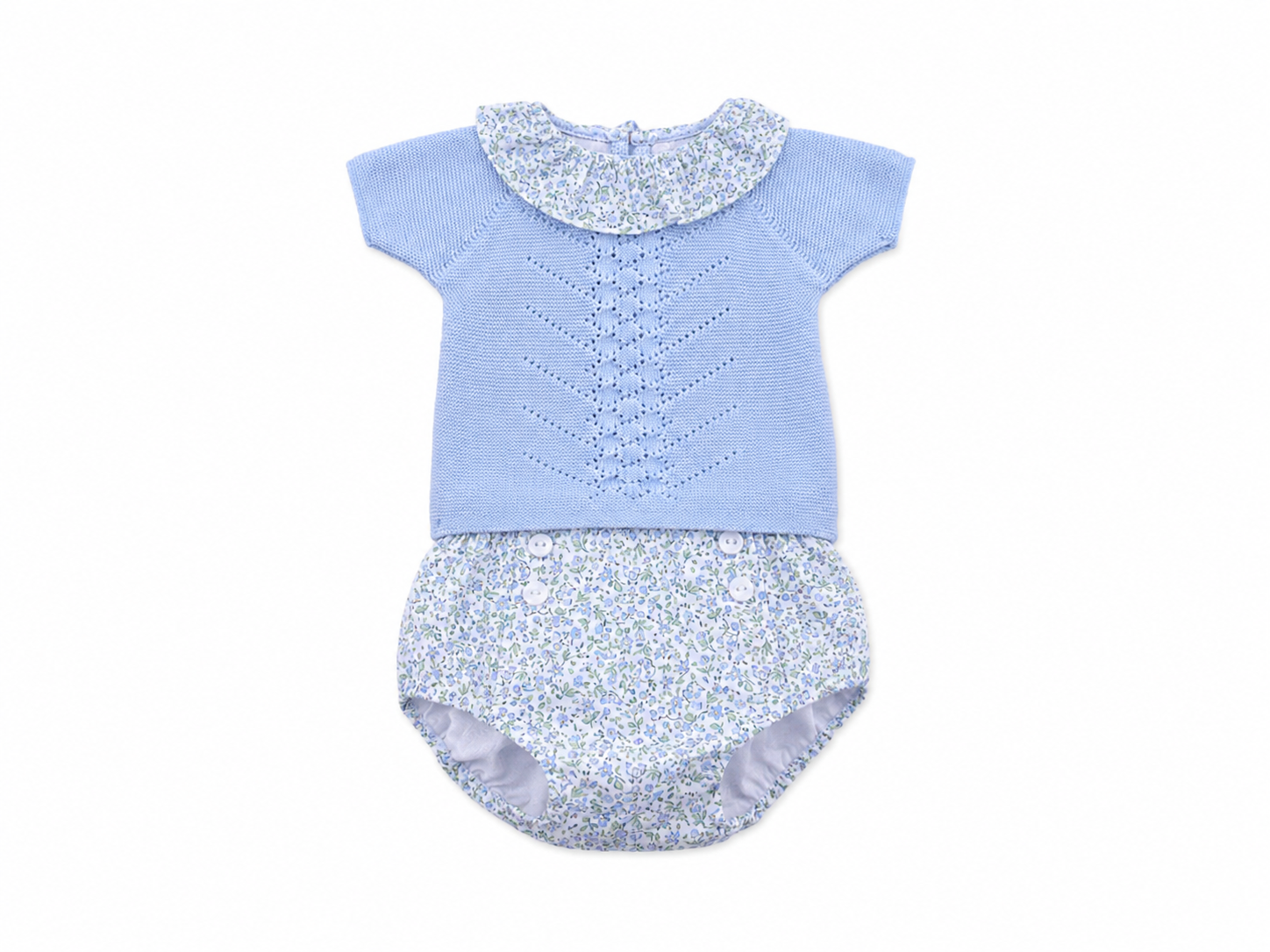 Bloomer Set 'Leah' Blue