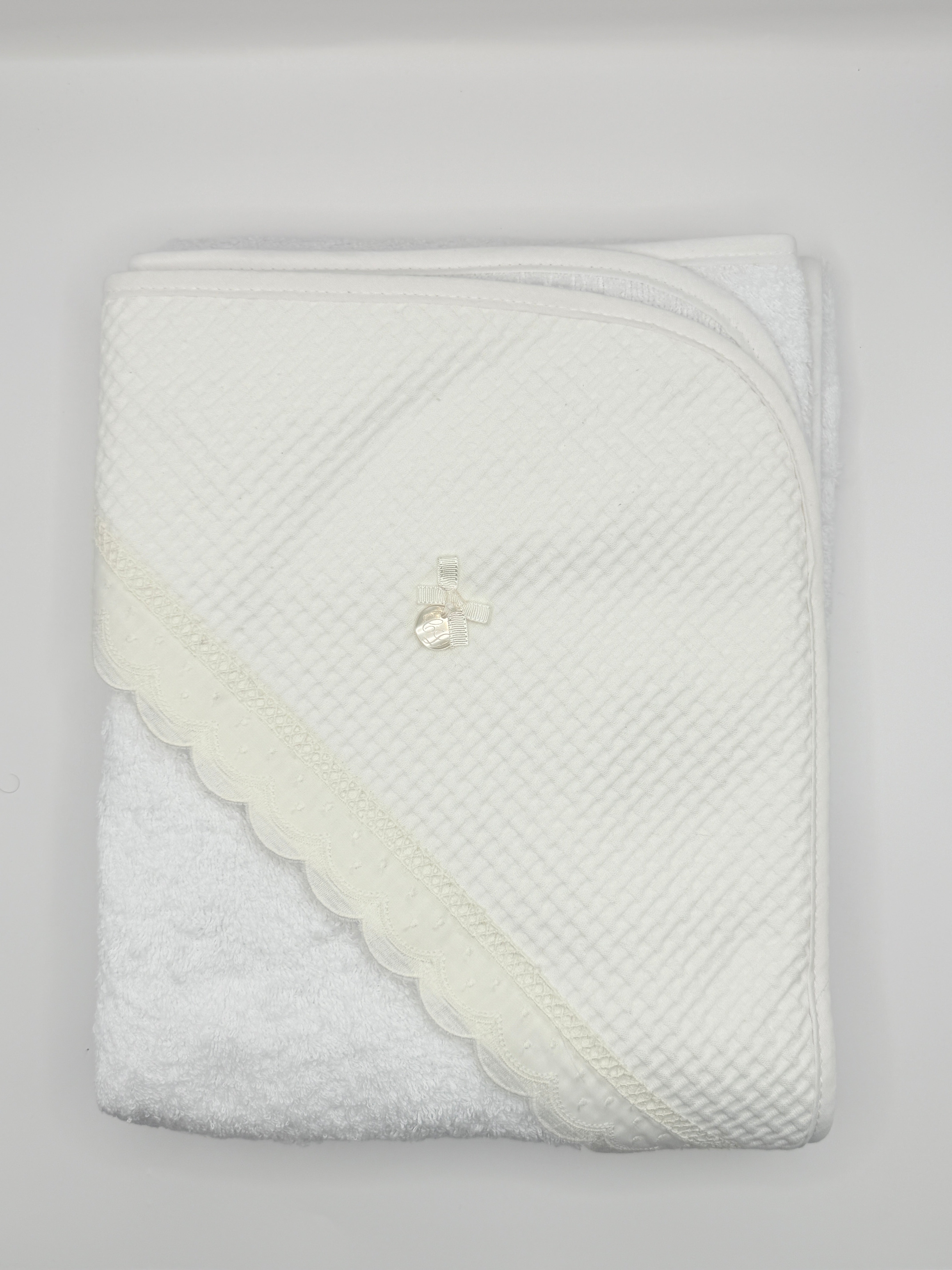 Hooded Towel XL Lucia Ivory