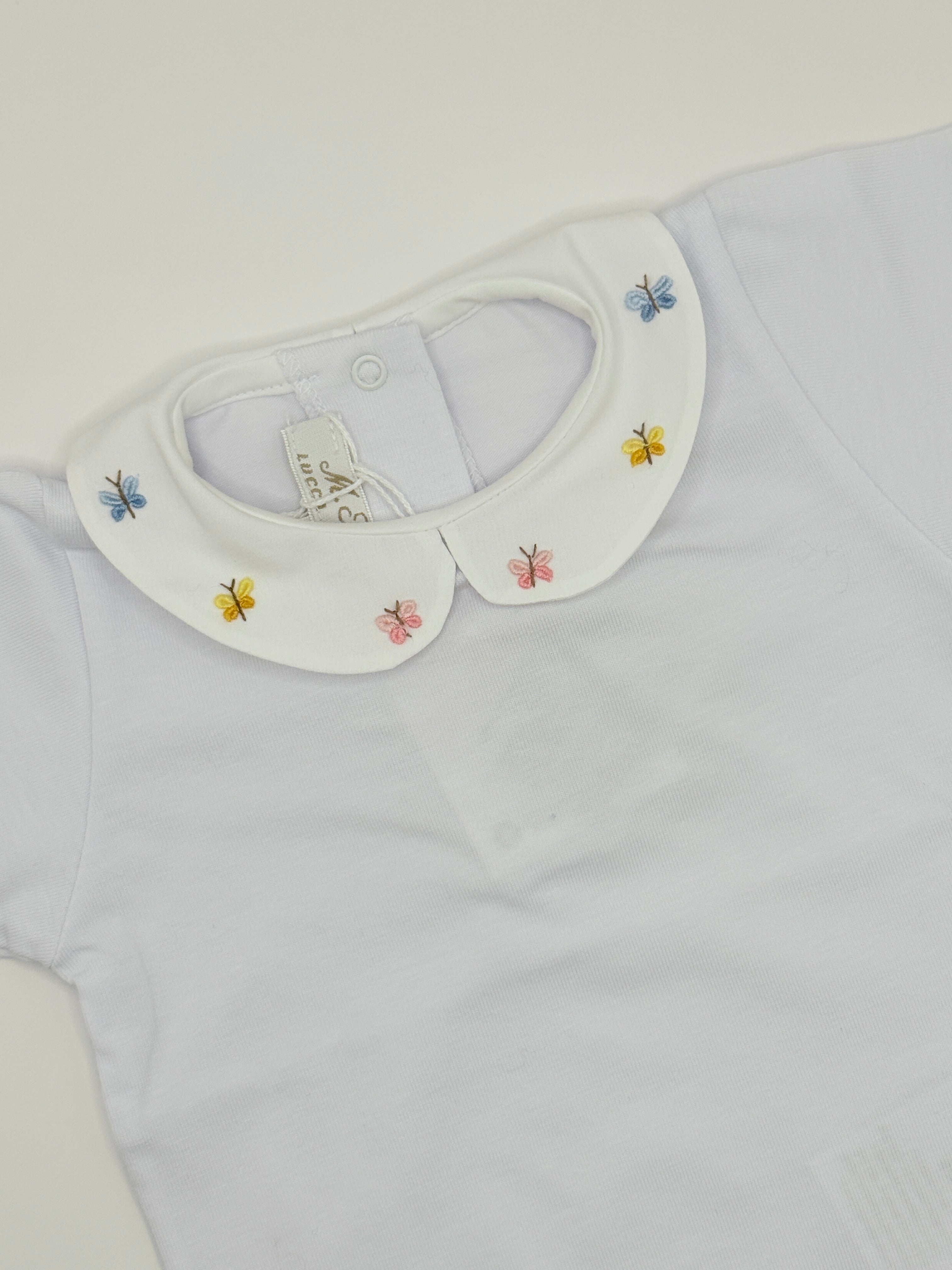 Hand Embroidered Onesie 'Butterflies'