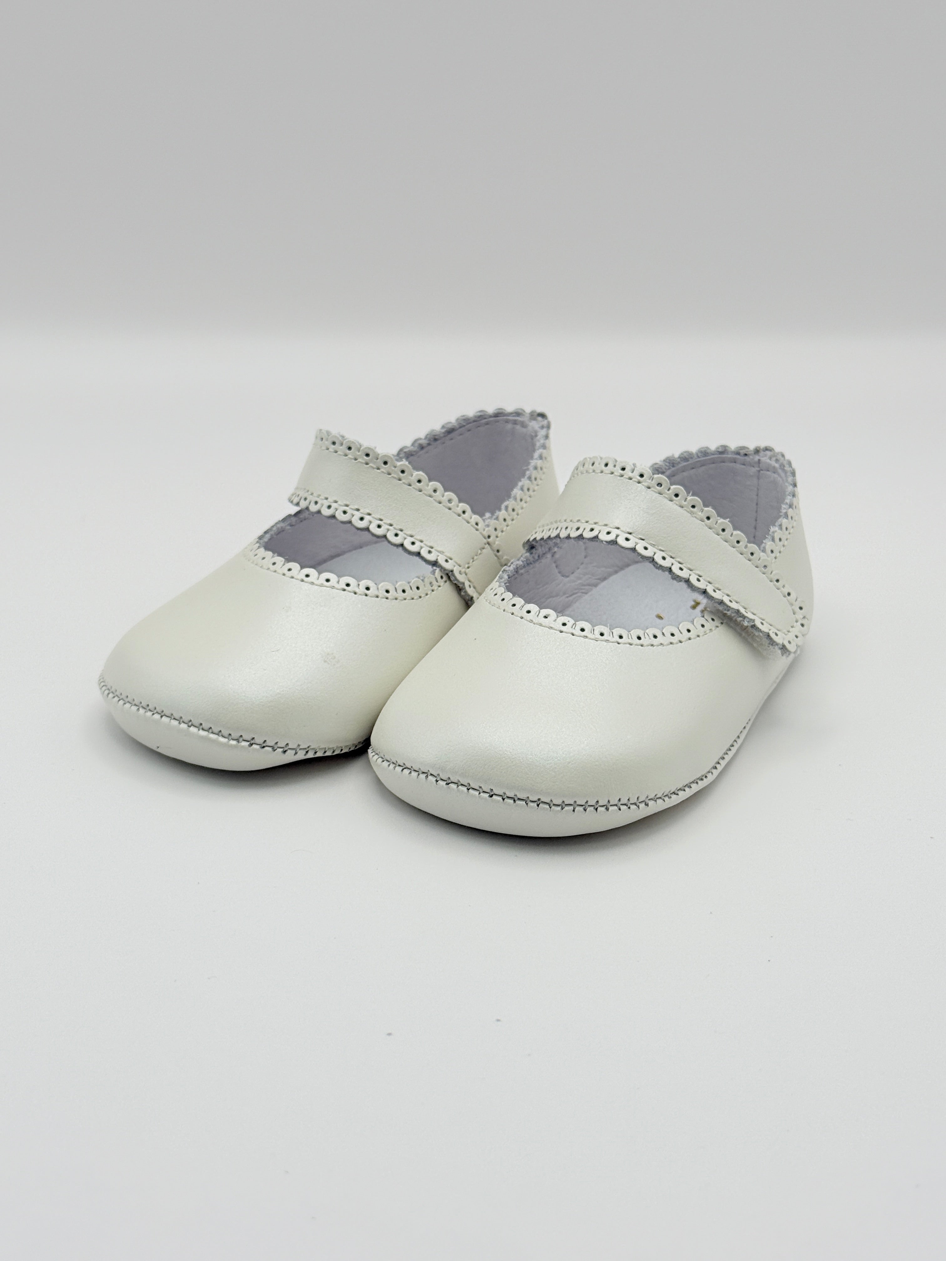 Crib Shoe Mary Jane Nacar Ivory