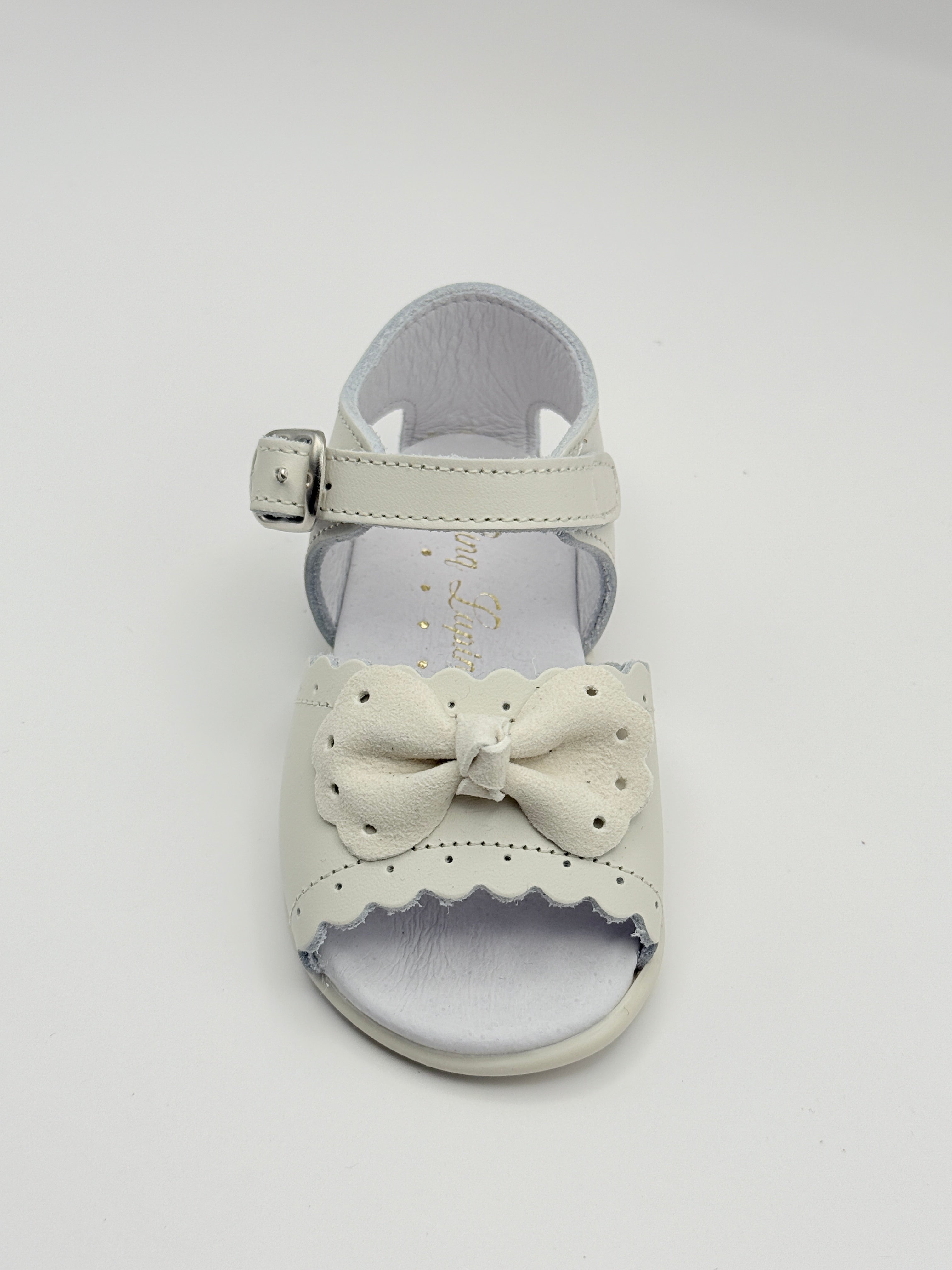 Sandal Scalloped Bow Porcelain