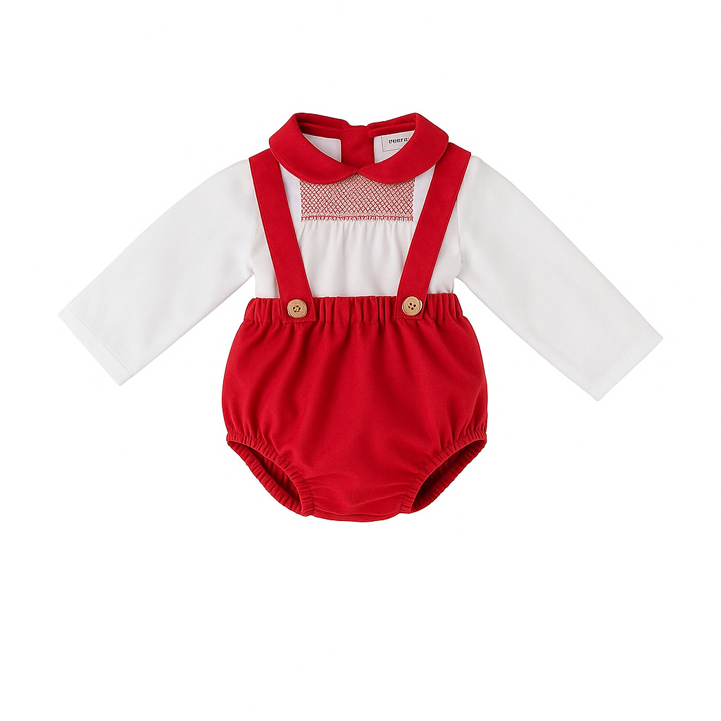 Dungaree Set Sierra- Red