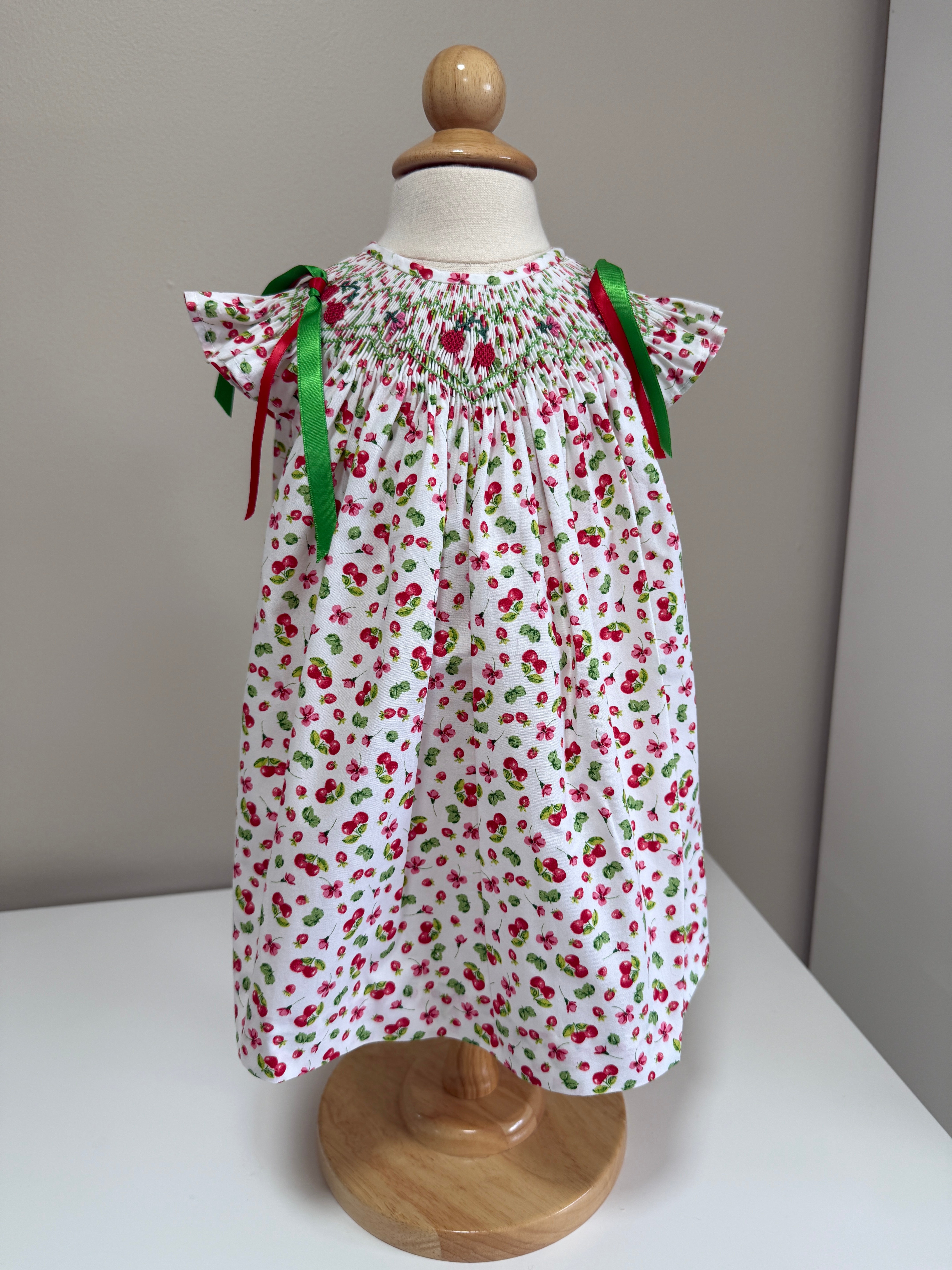 Smock Dress Cherries