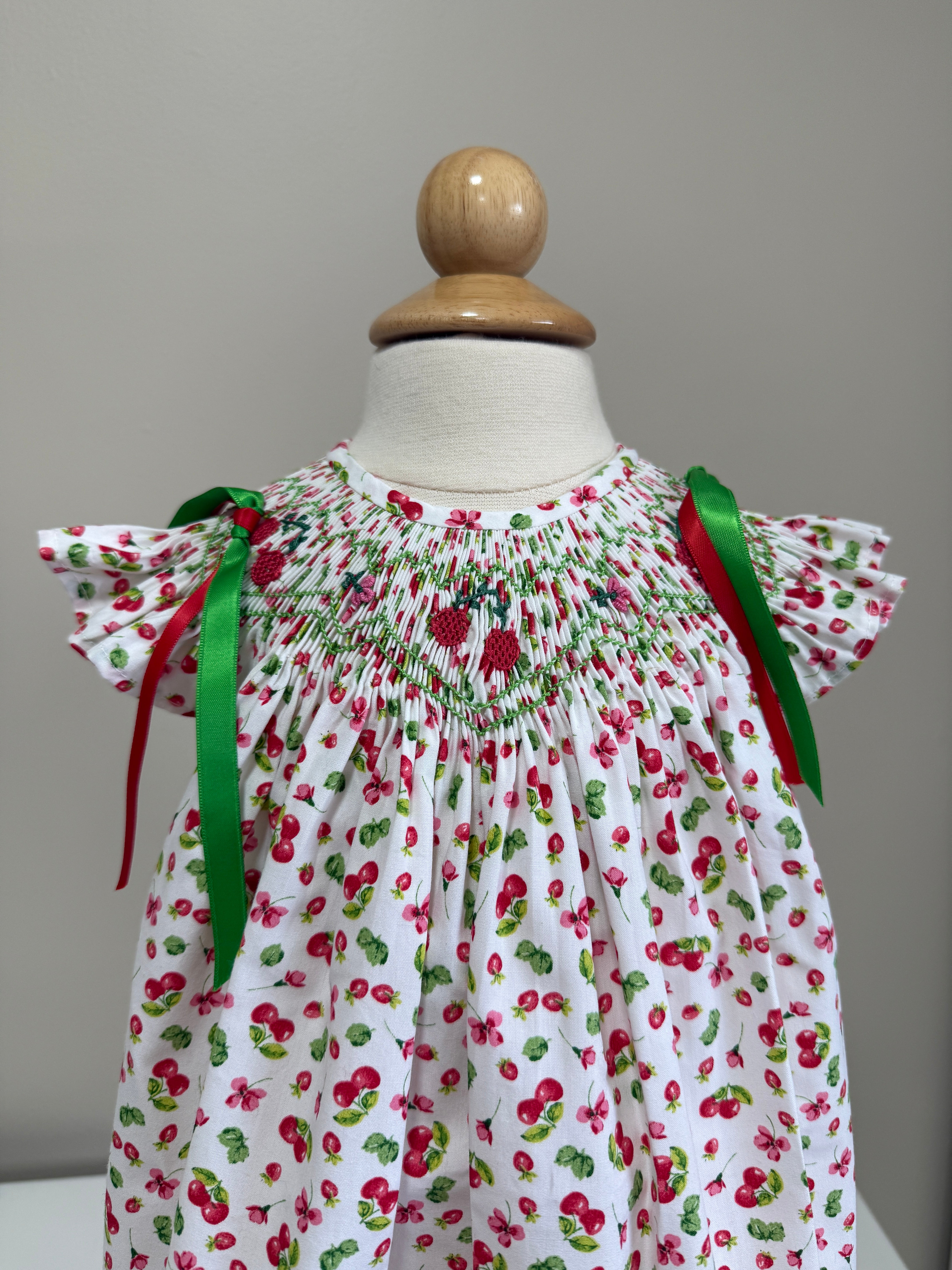 Smock Dress Cherries