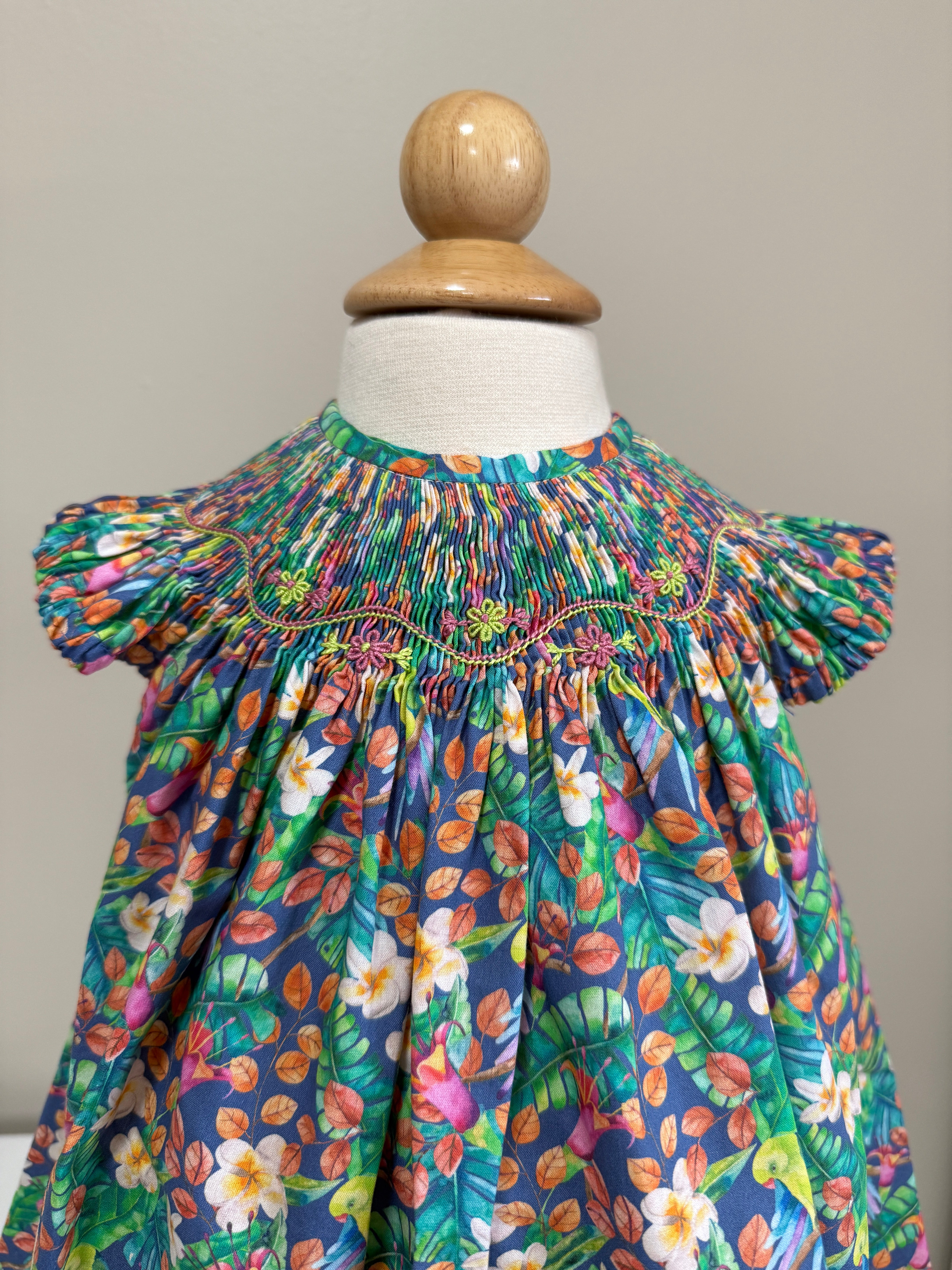 Smock Dress Parrot