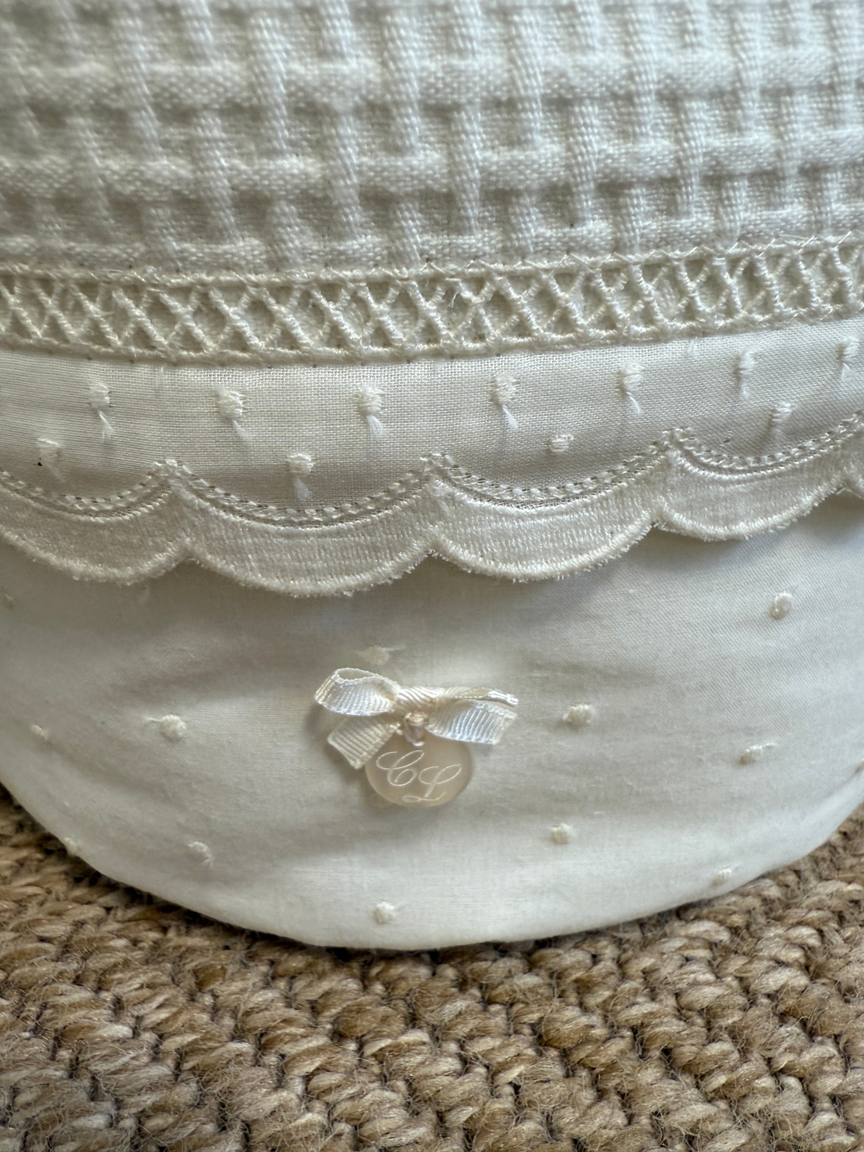 Toiletry Basket Lucia Beige