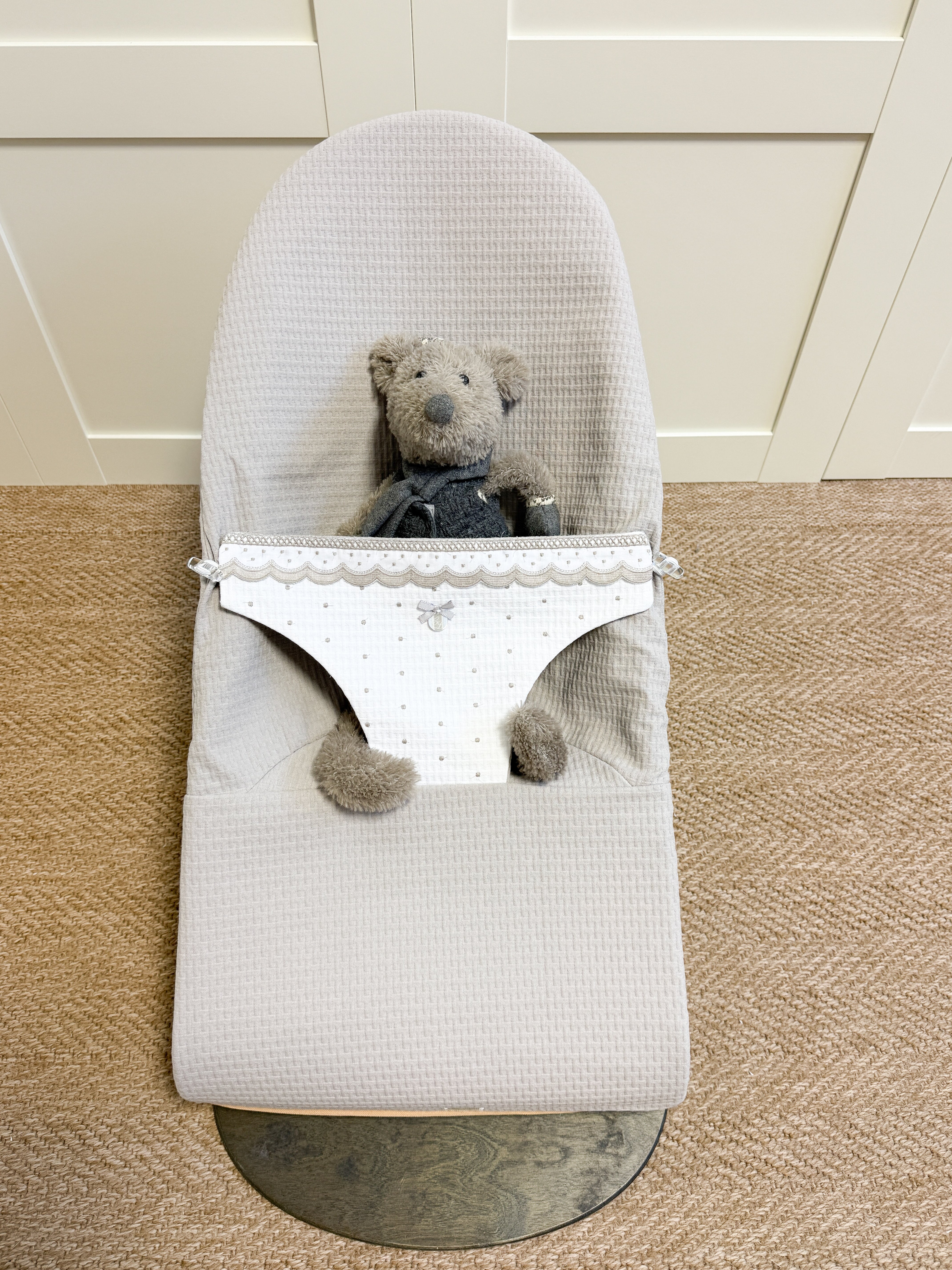 BabyBjorn Bouncer Cover Dots Grey