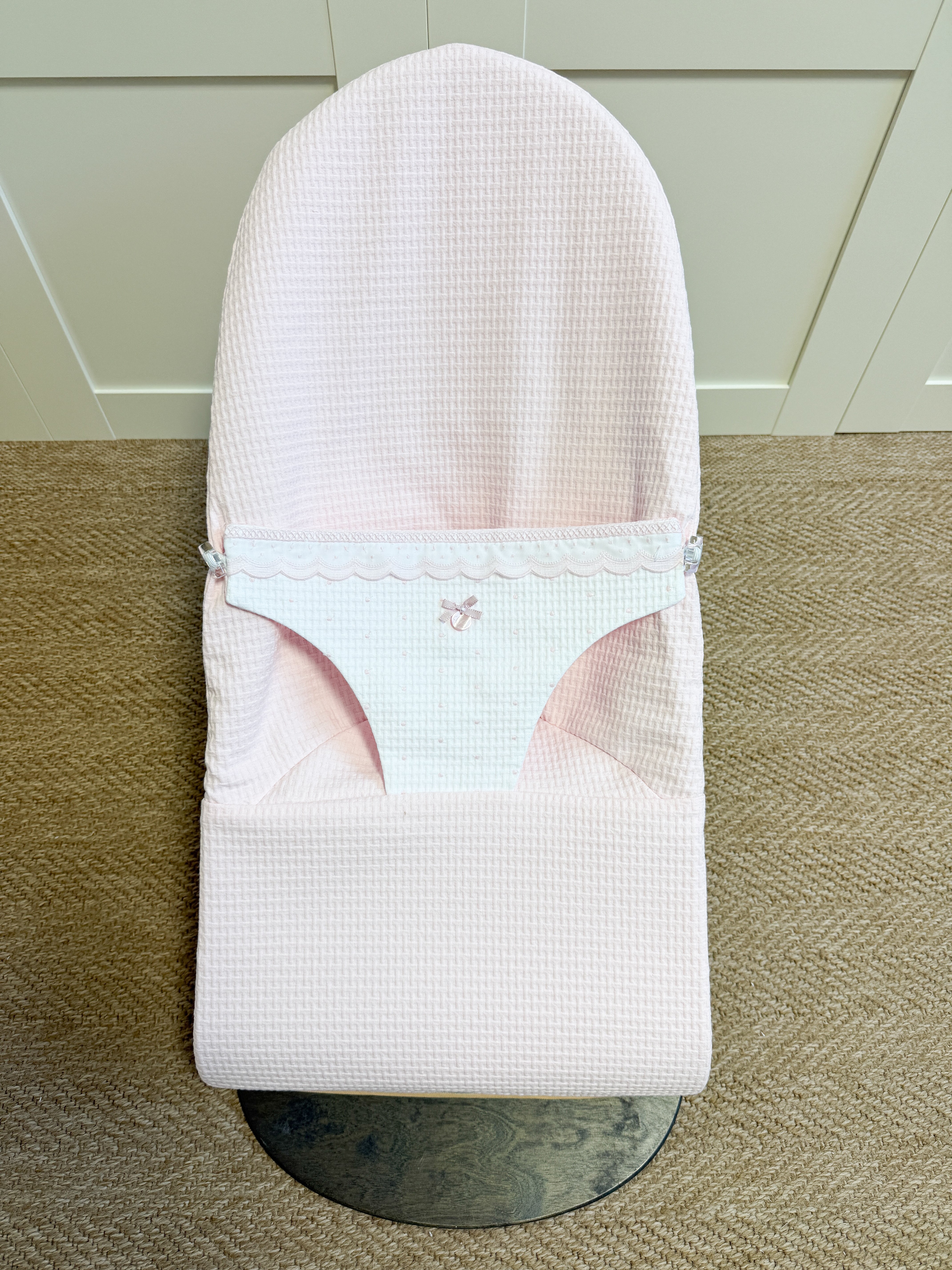 BabyBjorn Bouncer Cover Dots Pink