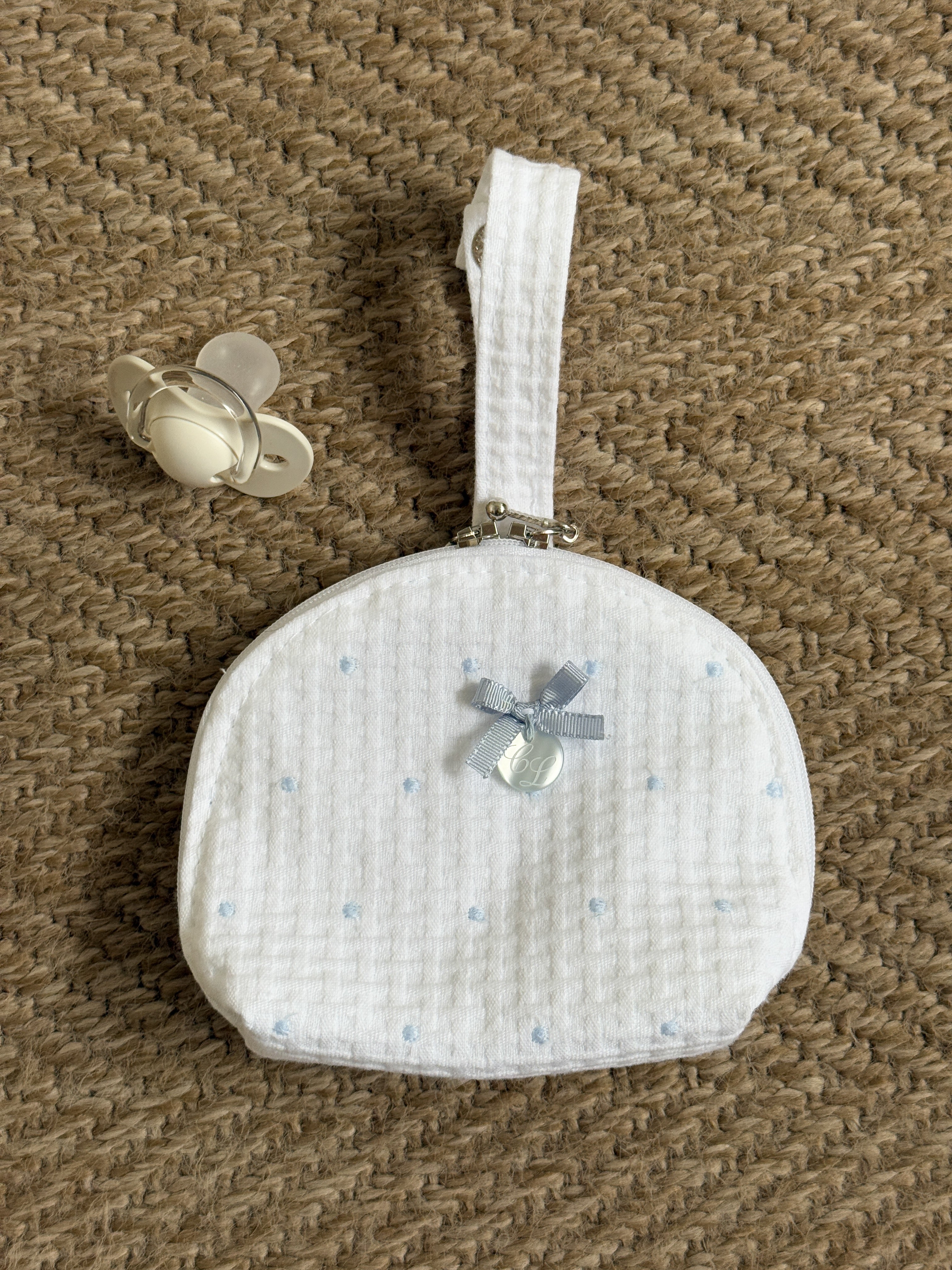 Pacifier Holder Bag Dots