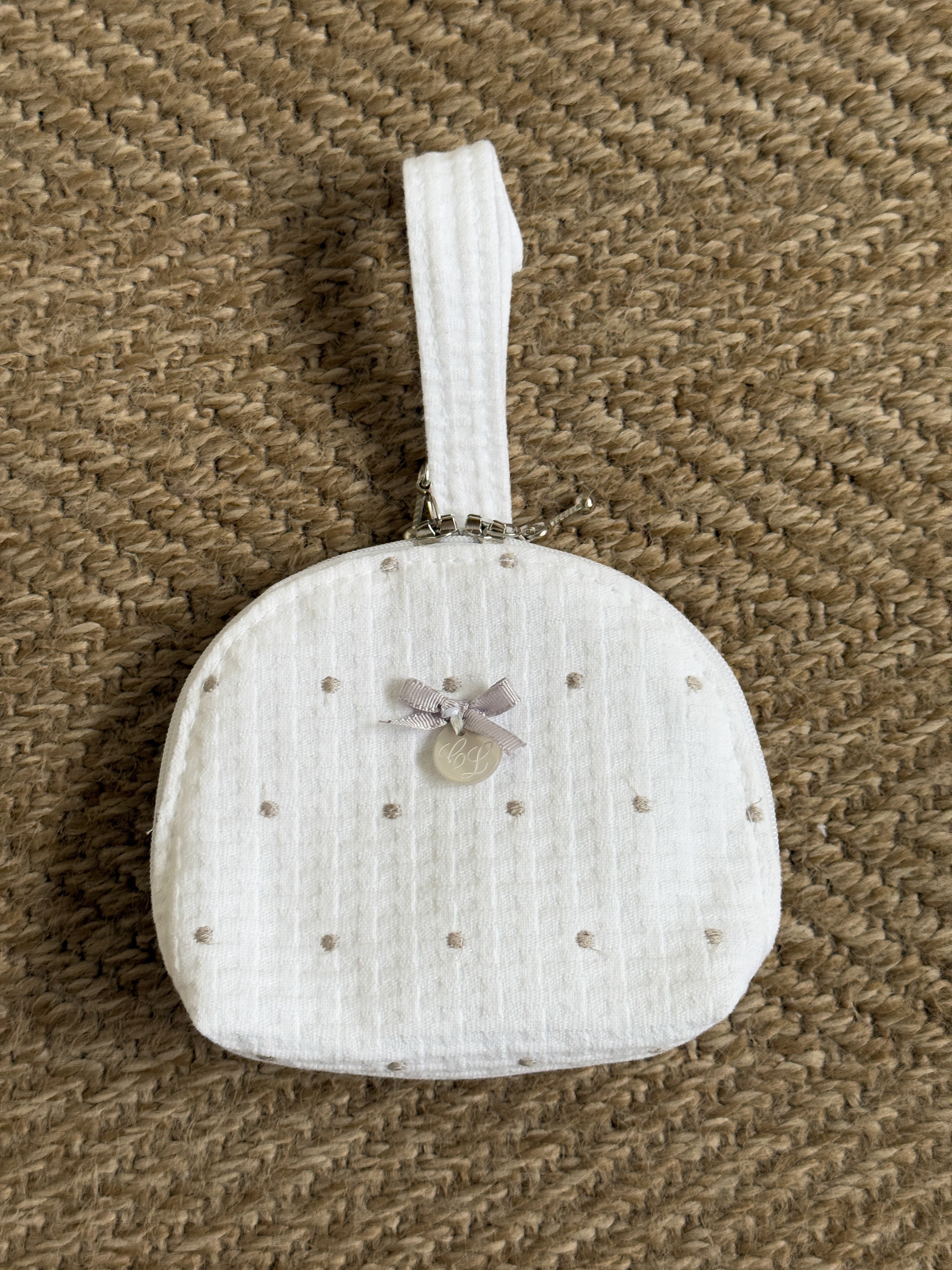 Pacifier Holder Bag Dots