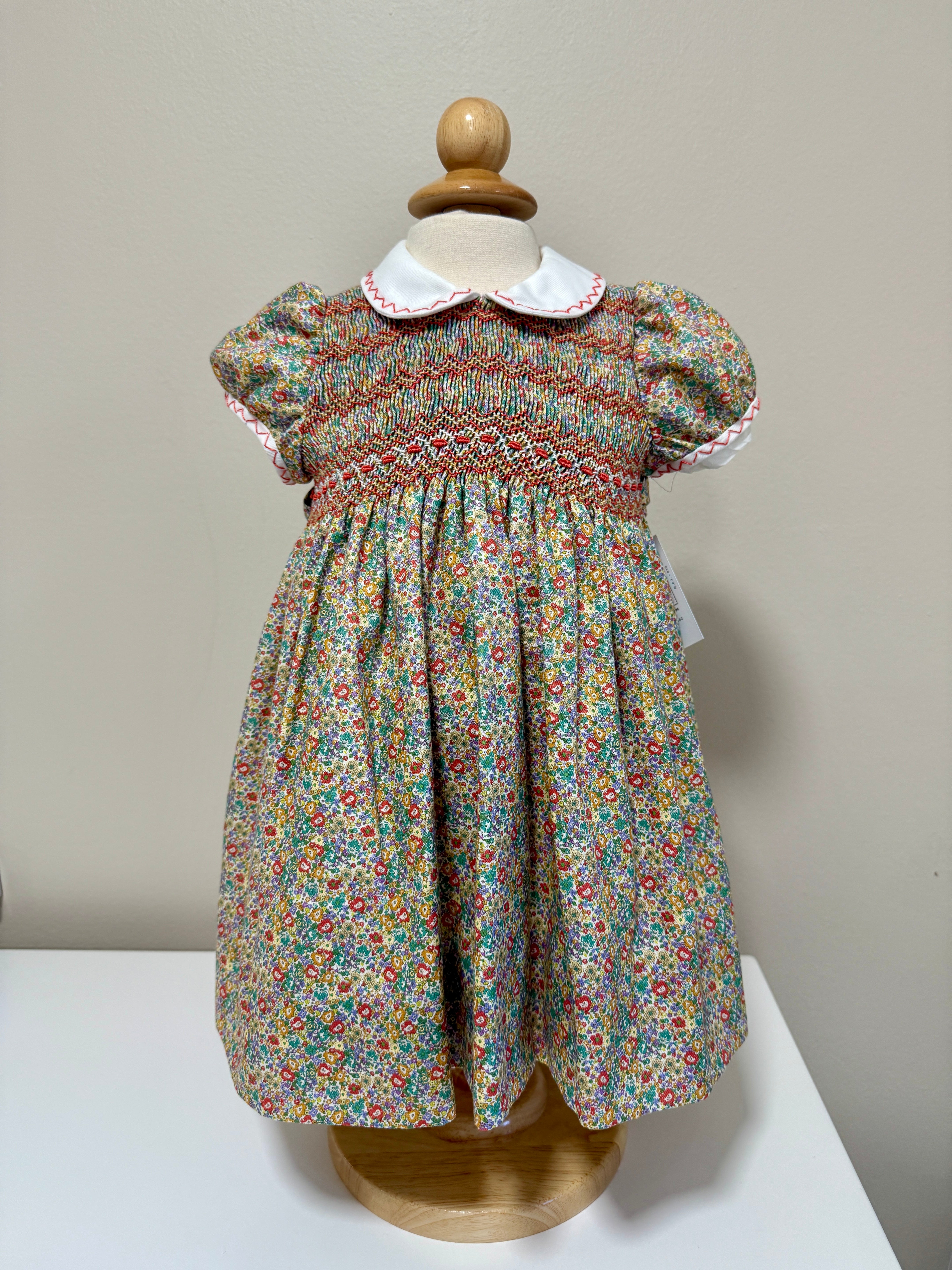 Filita 'Rebeca' Orange Floral Dress