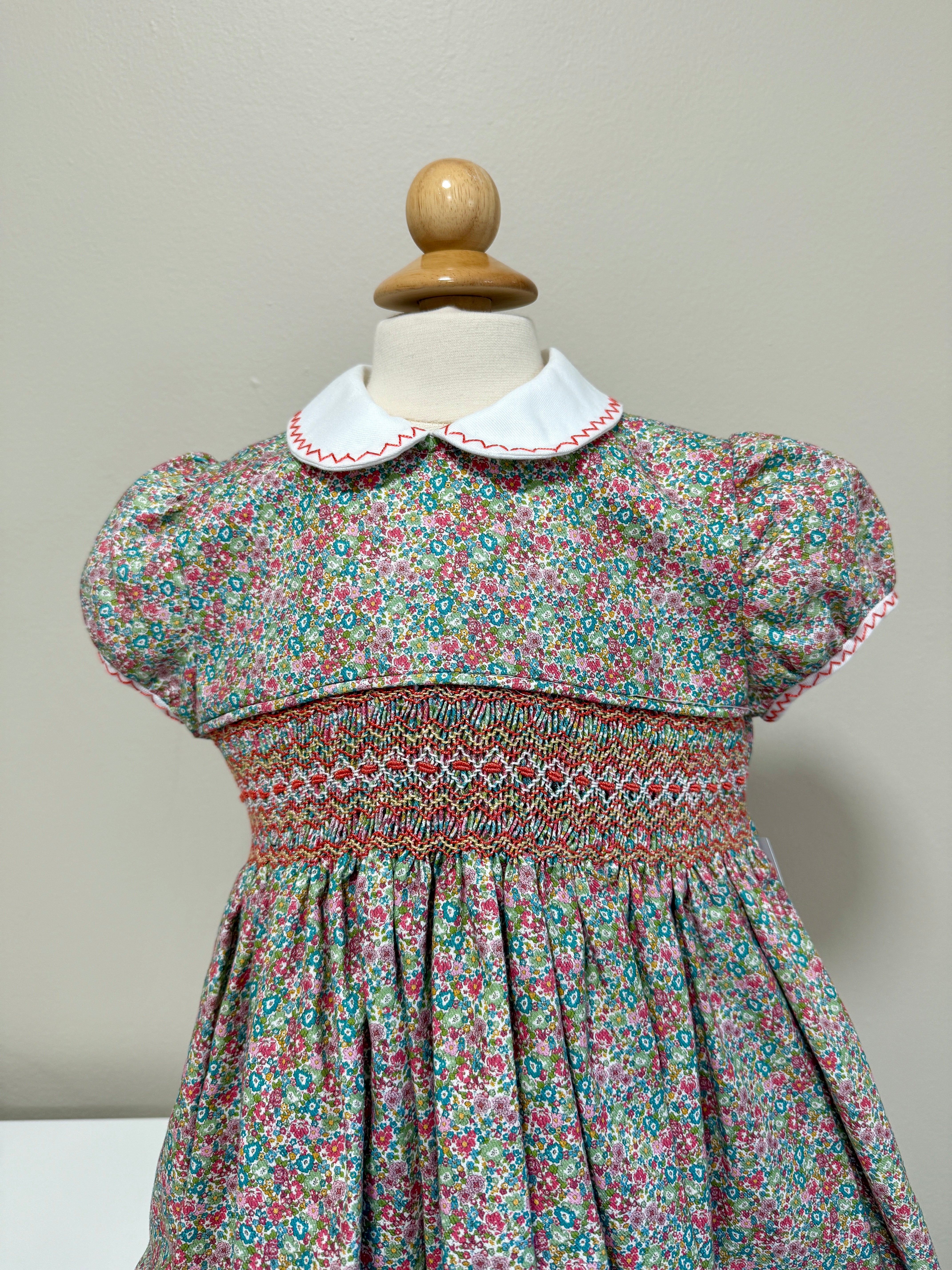 Filita 'Rebeca' Orange Floral Dress