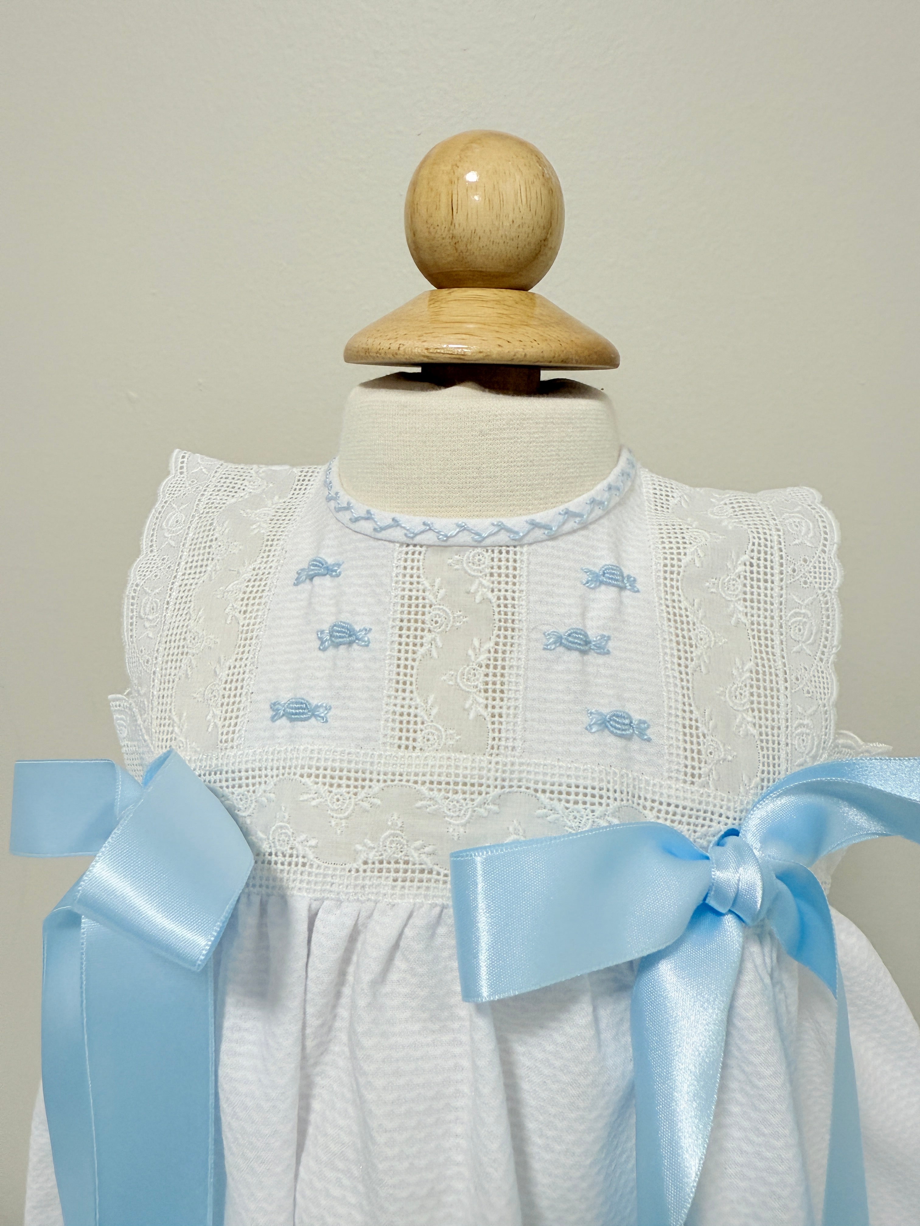 Aruca 'Cami' Artisanal Dress White