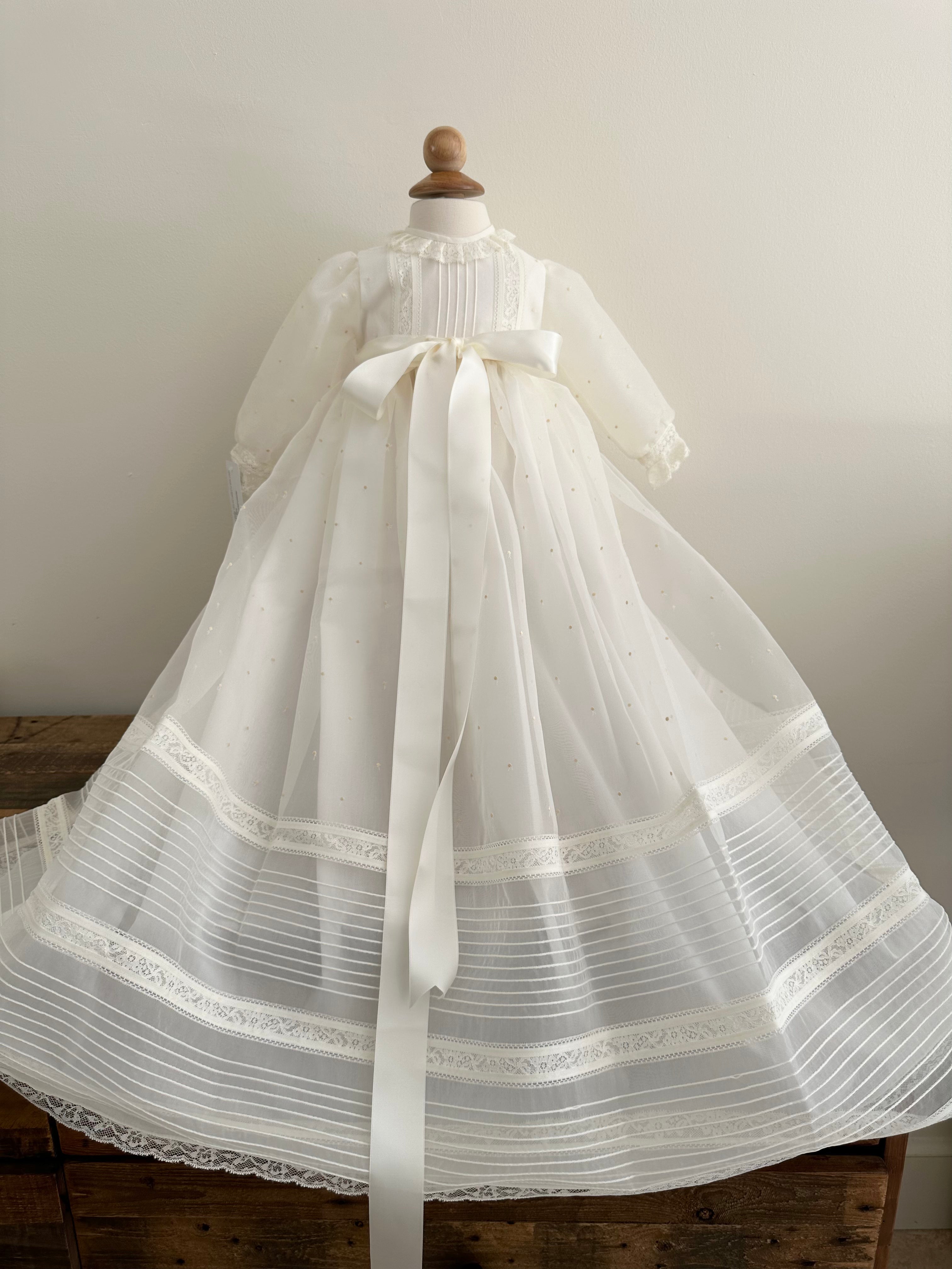 Christening Gown Maria- 2pc