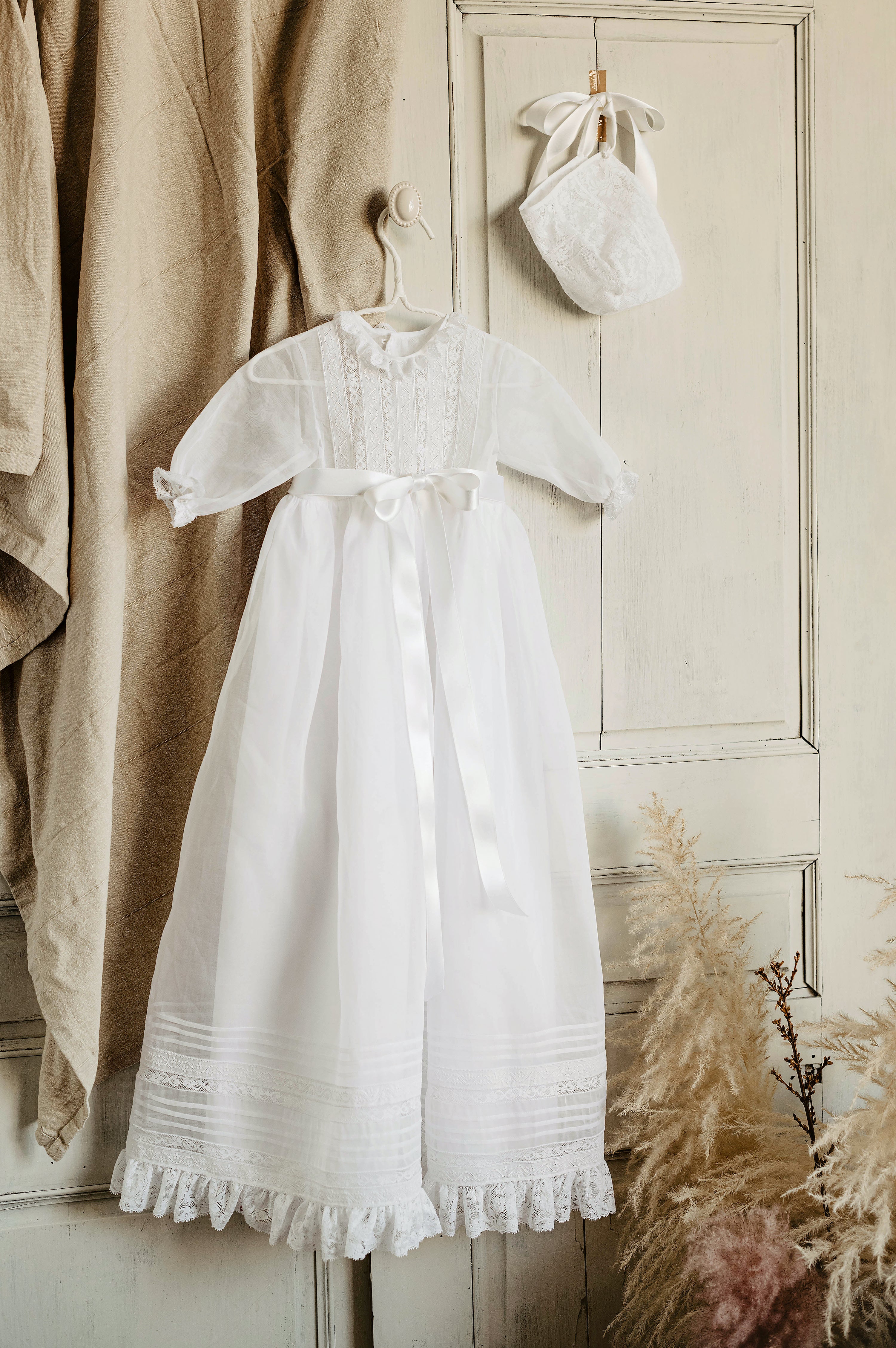 Christening Gown Lorzas- 2pc