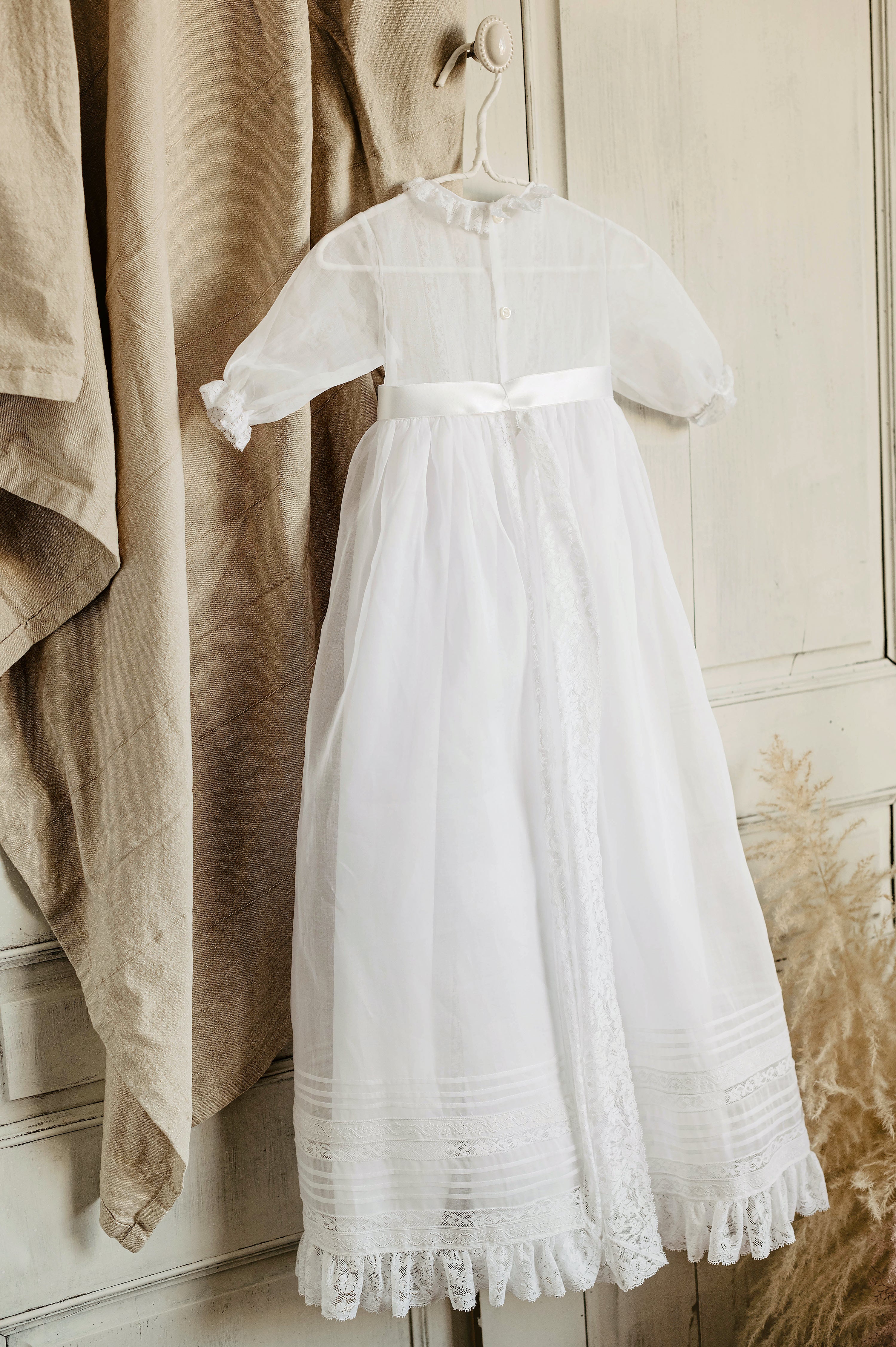 Christening Gown Lorzas- 2pc