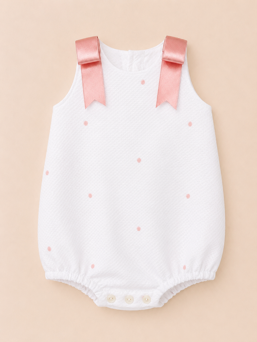 Romper 'Nude Bows'