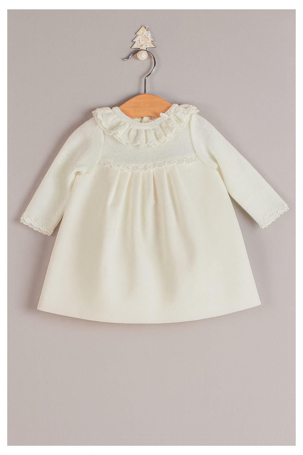Knit Dress Hueso Winter