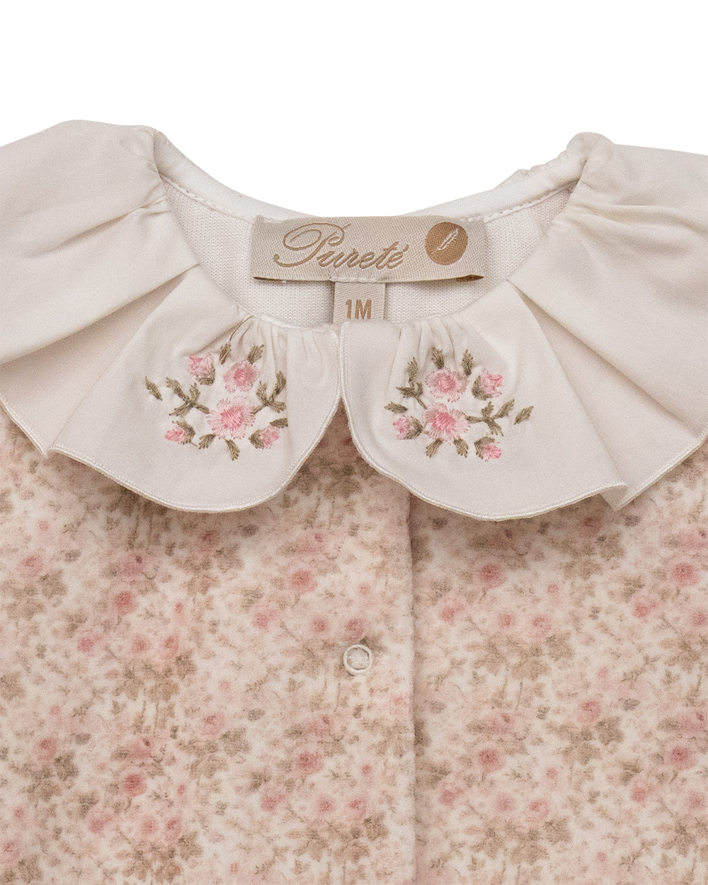 Babygrow Set Pink Peony- 2pc