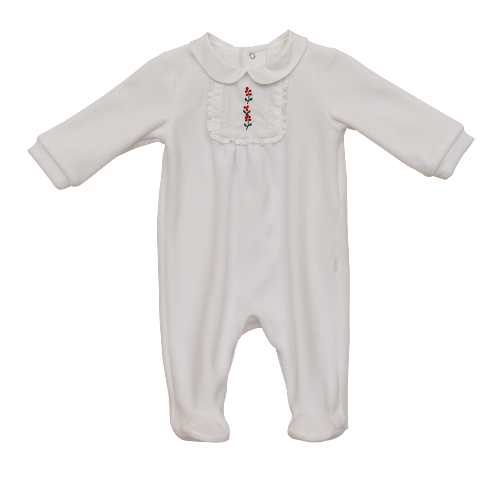 Babygrow Christmas Poinsetta