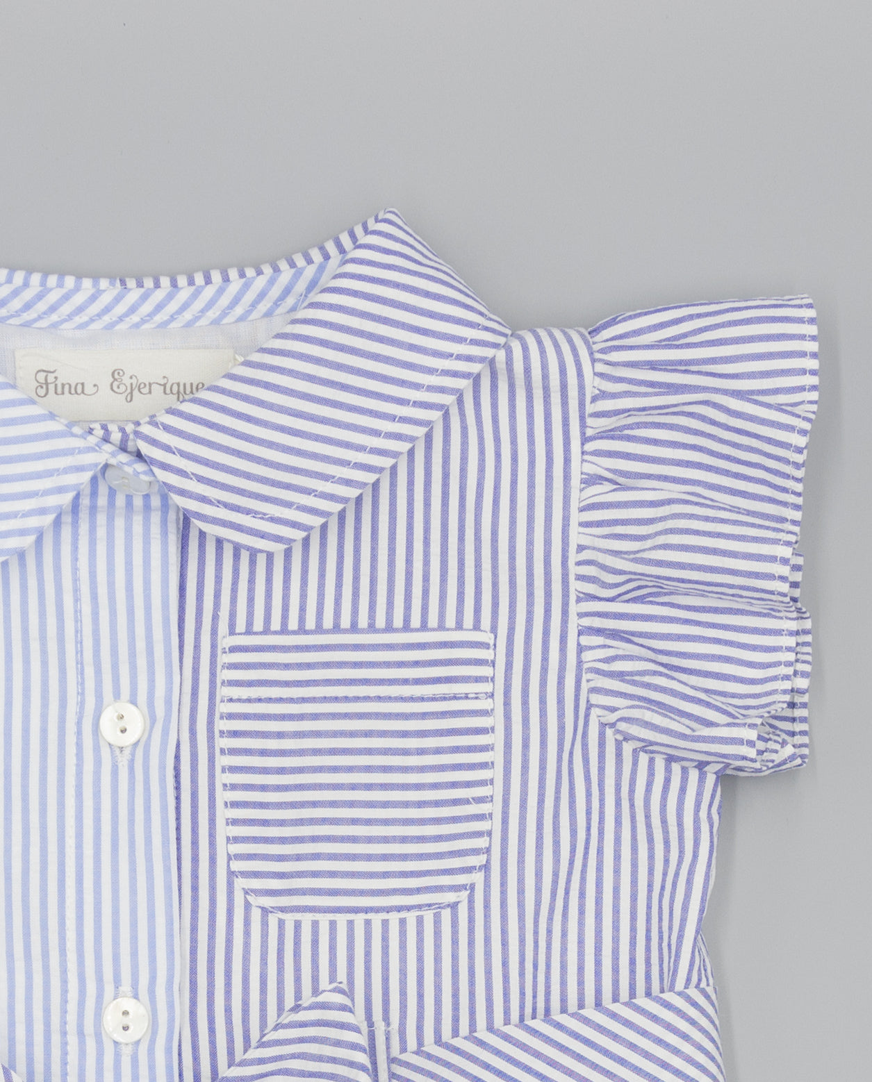 Dress 'Seersucker Blue'