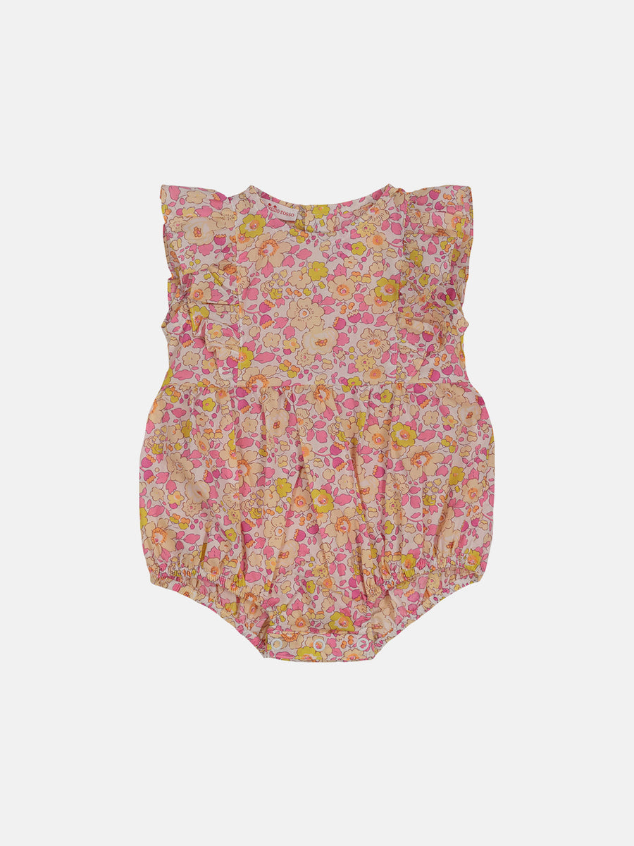 One Piece Pesciolino Beachwear Romper Betsy Yellow