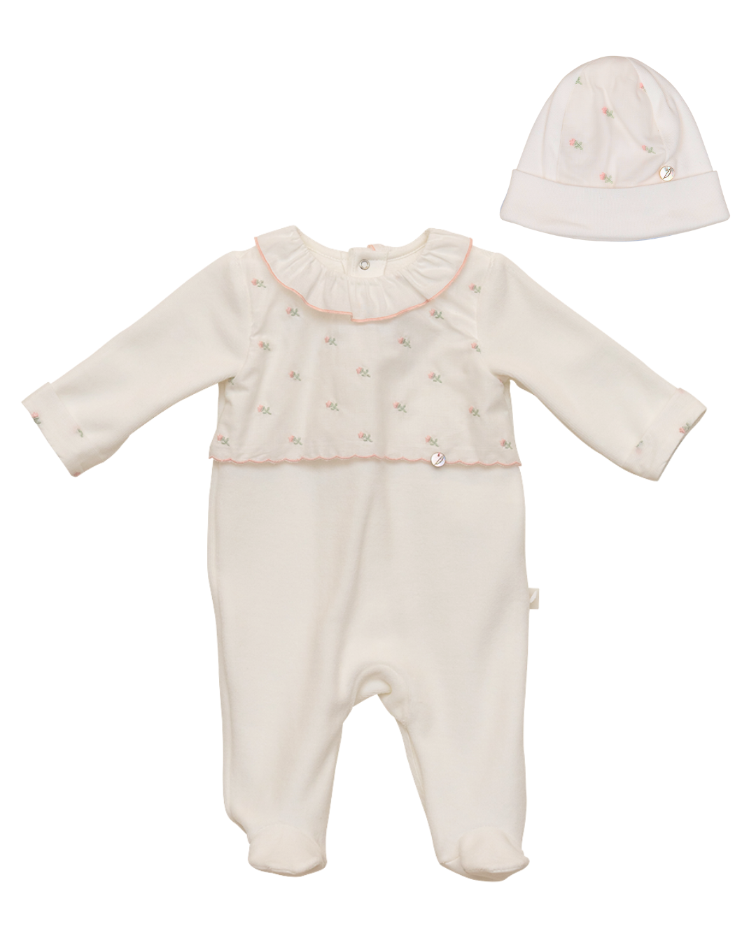 Babygrow Set Rosas- 2pc