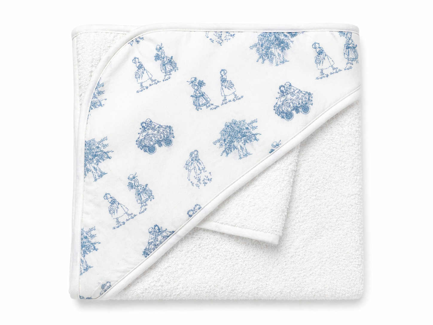 Towel 'Toile de Jouy Blue'