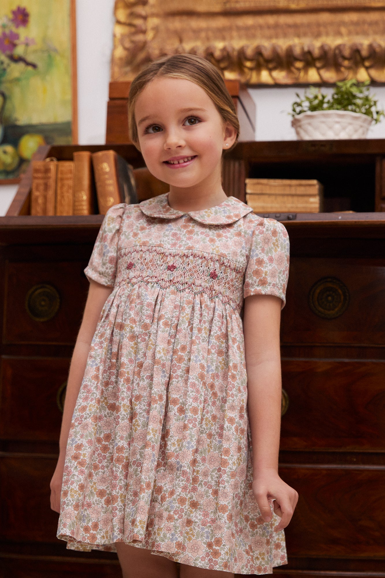 Smock Dress Cerezo Garden