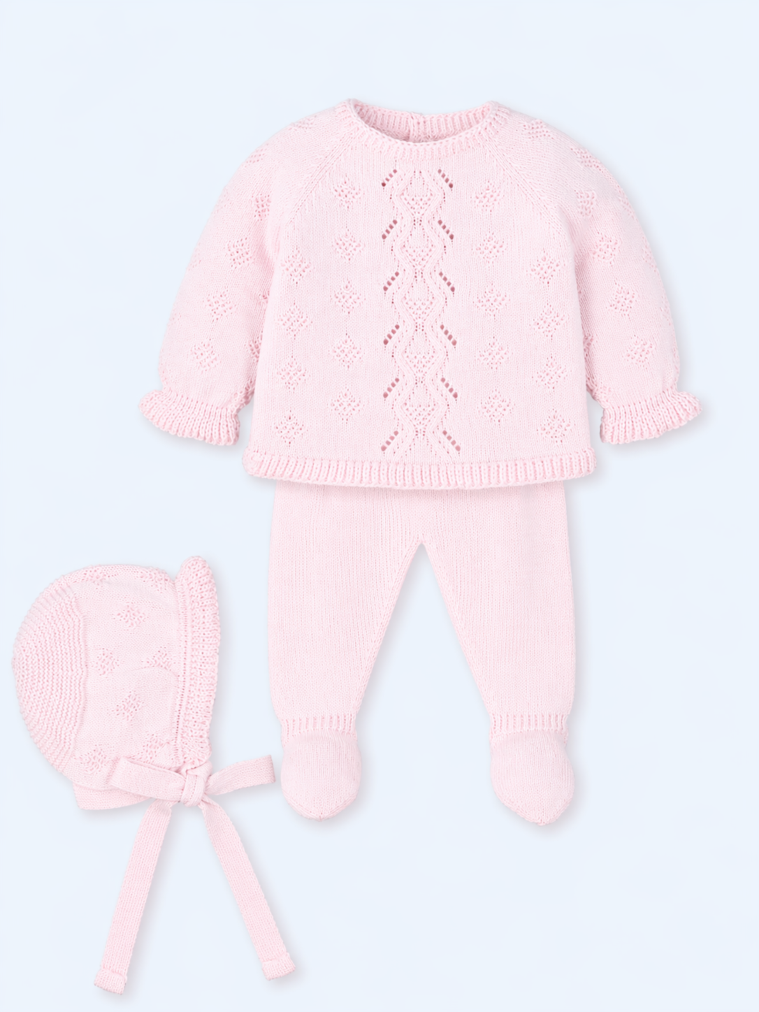 Knit Set 'Viviana' Pink