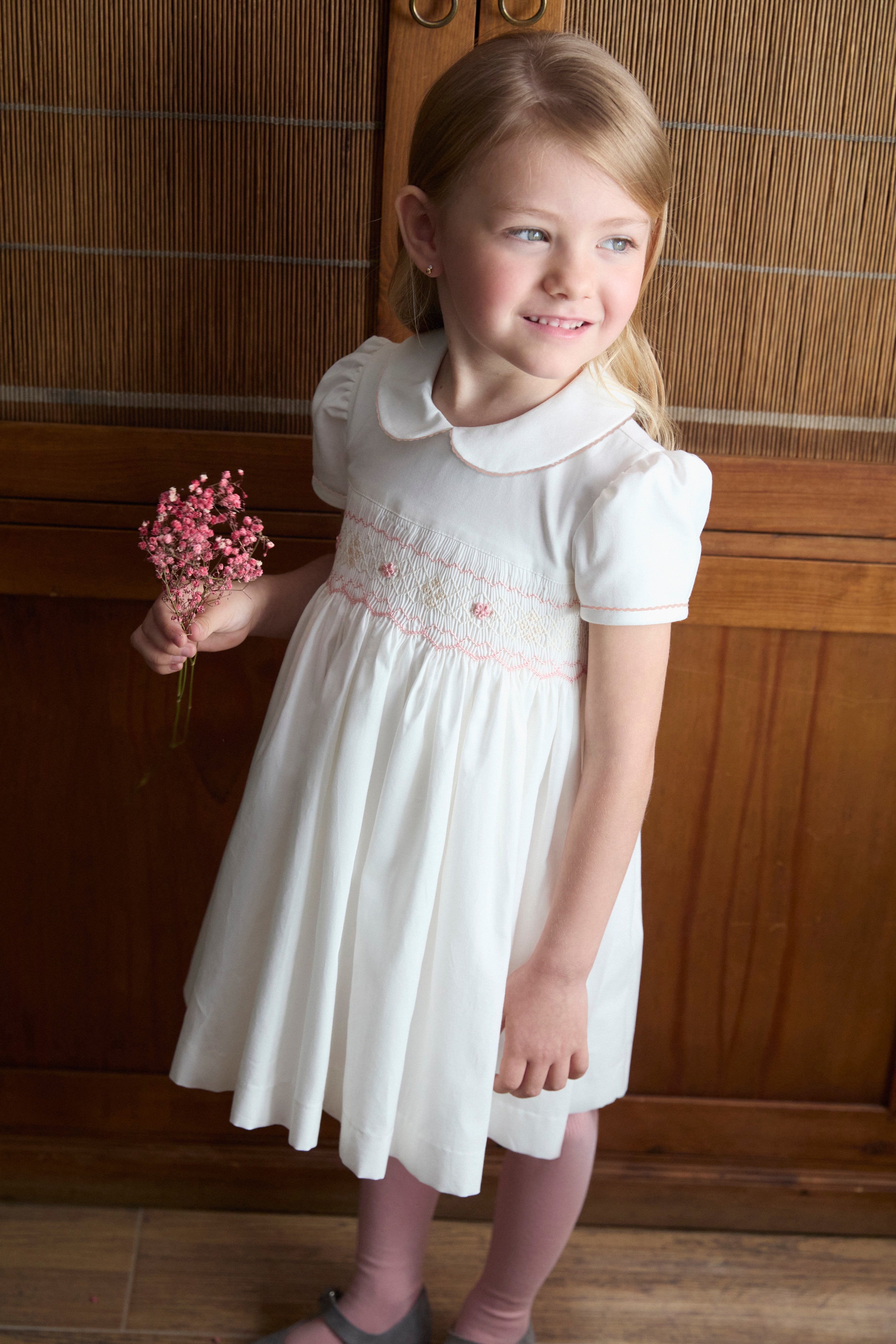 Smock Dress Cerezo Ivory