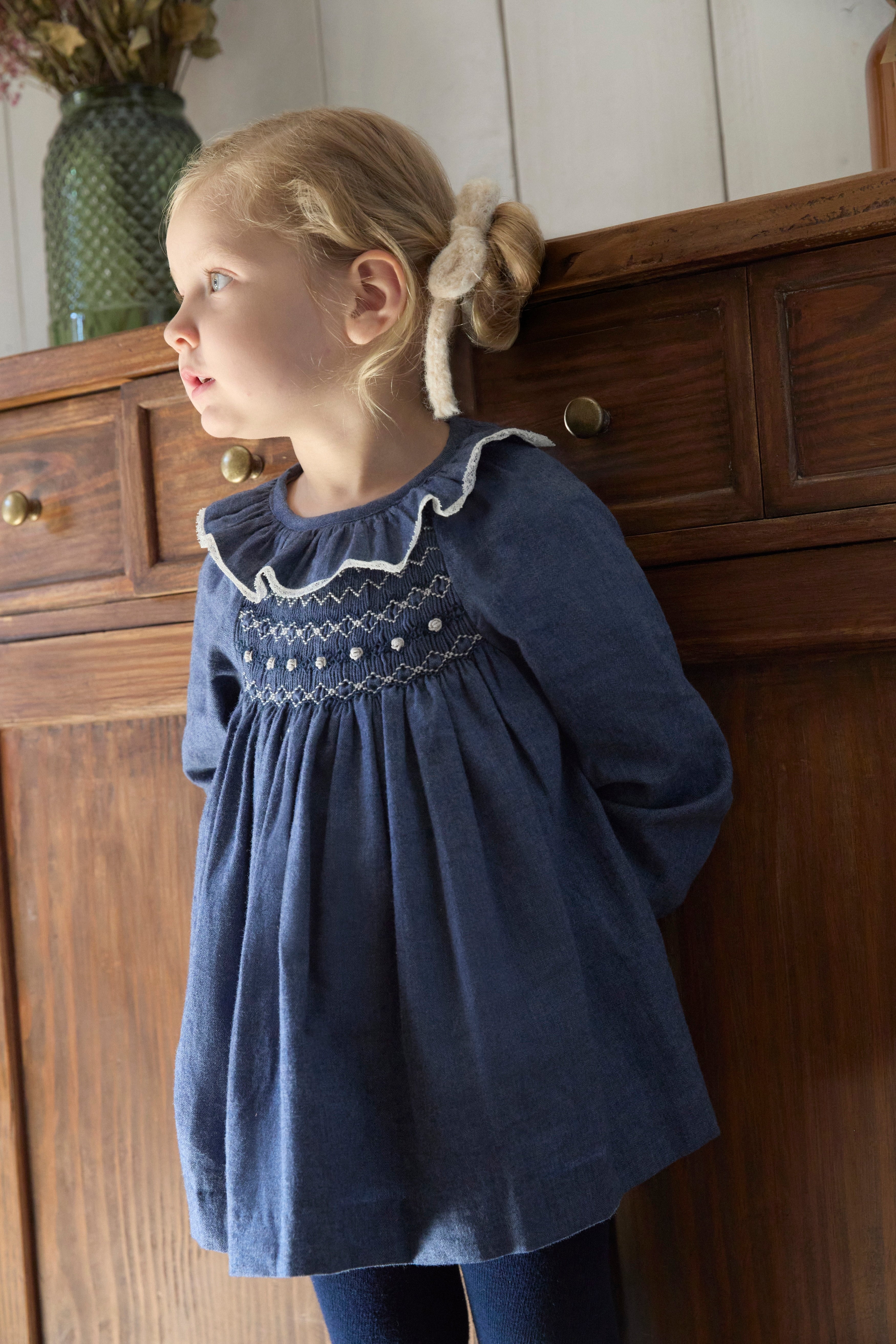 Long Sleeve Smock Dress Margot