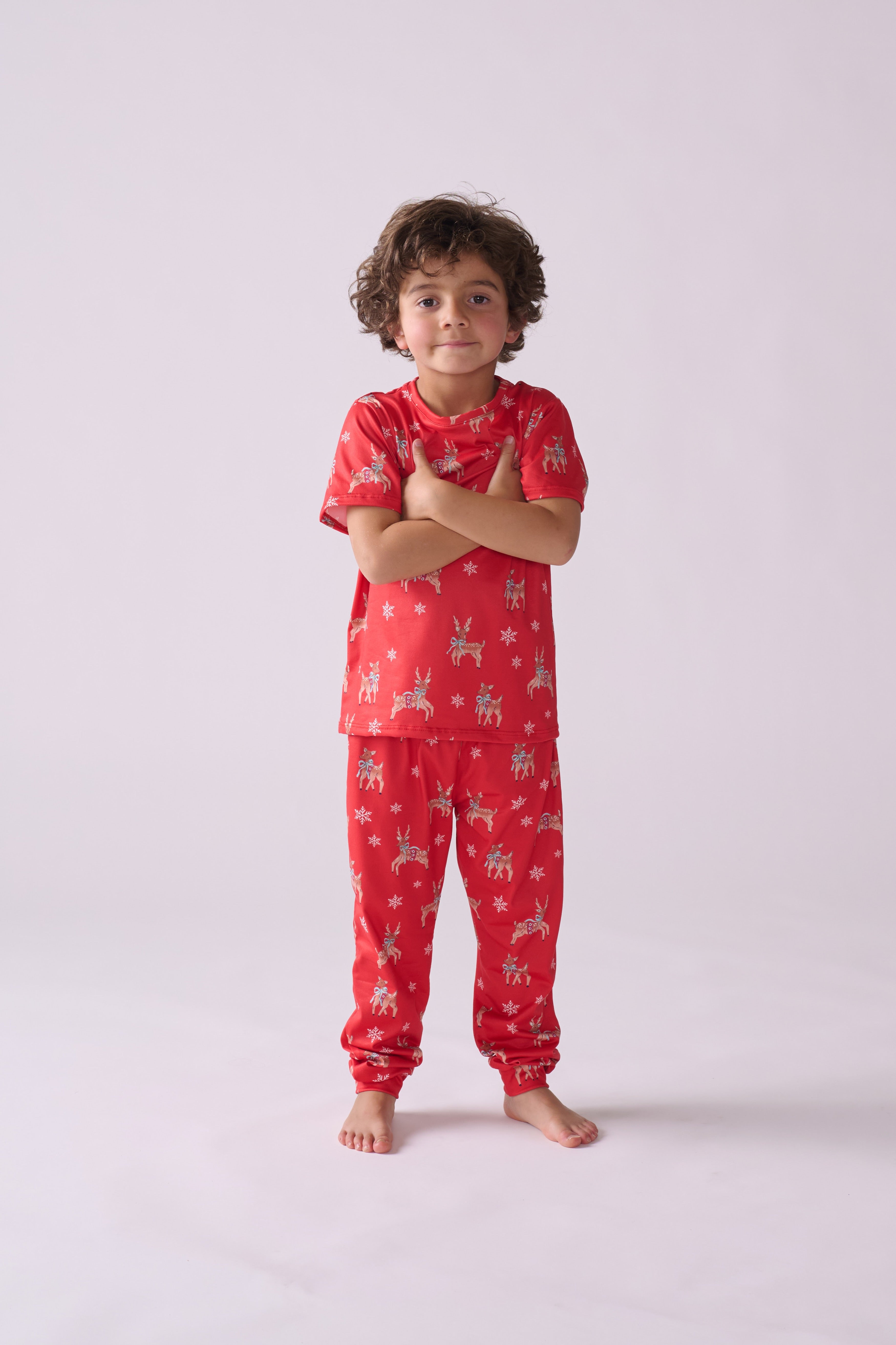 Boys’ Rudolph Pajama Set – T-Shirt & Pants