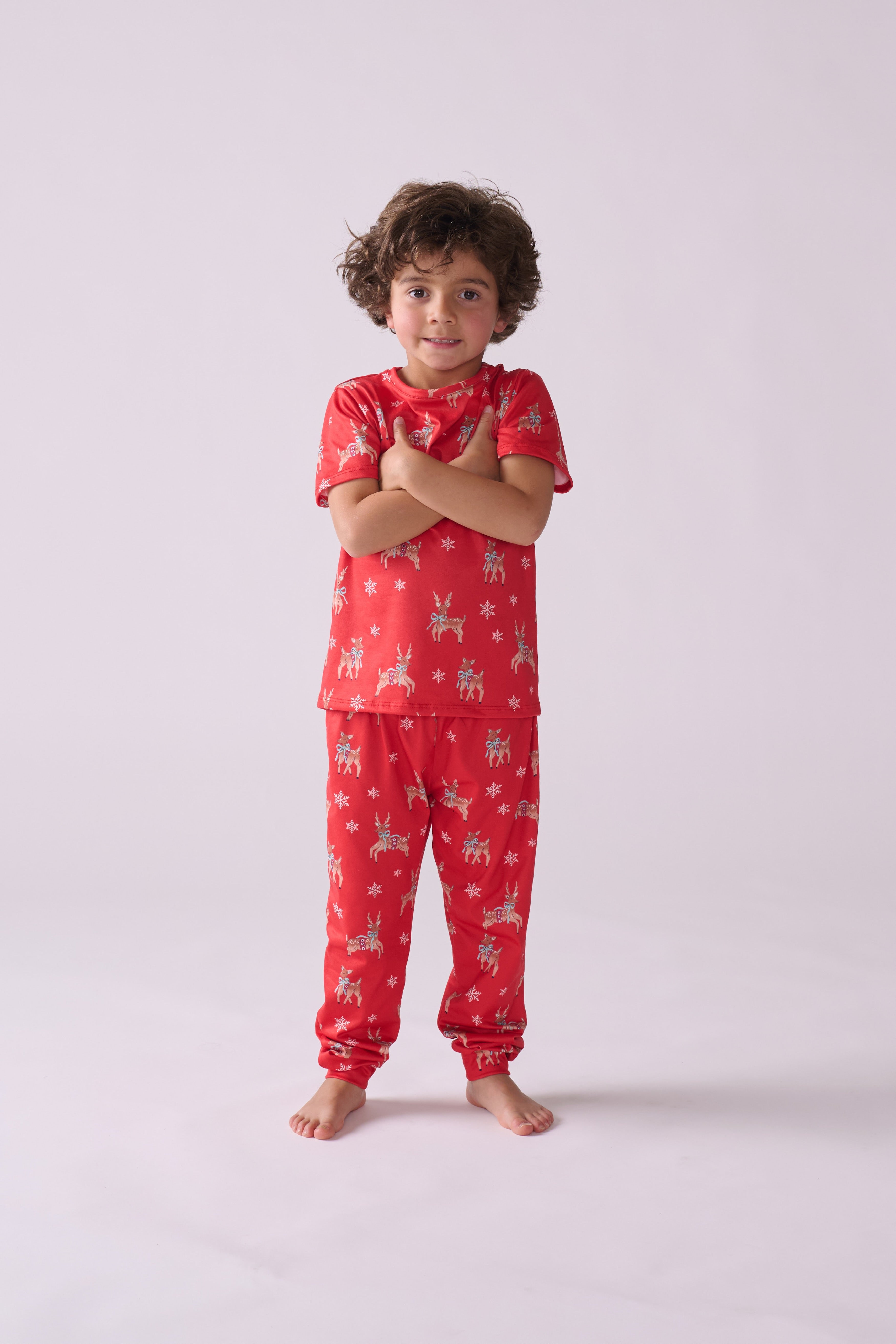 Boys’ Rudolph Pajama Set – T-Shirt & Pants