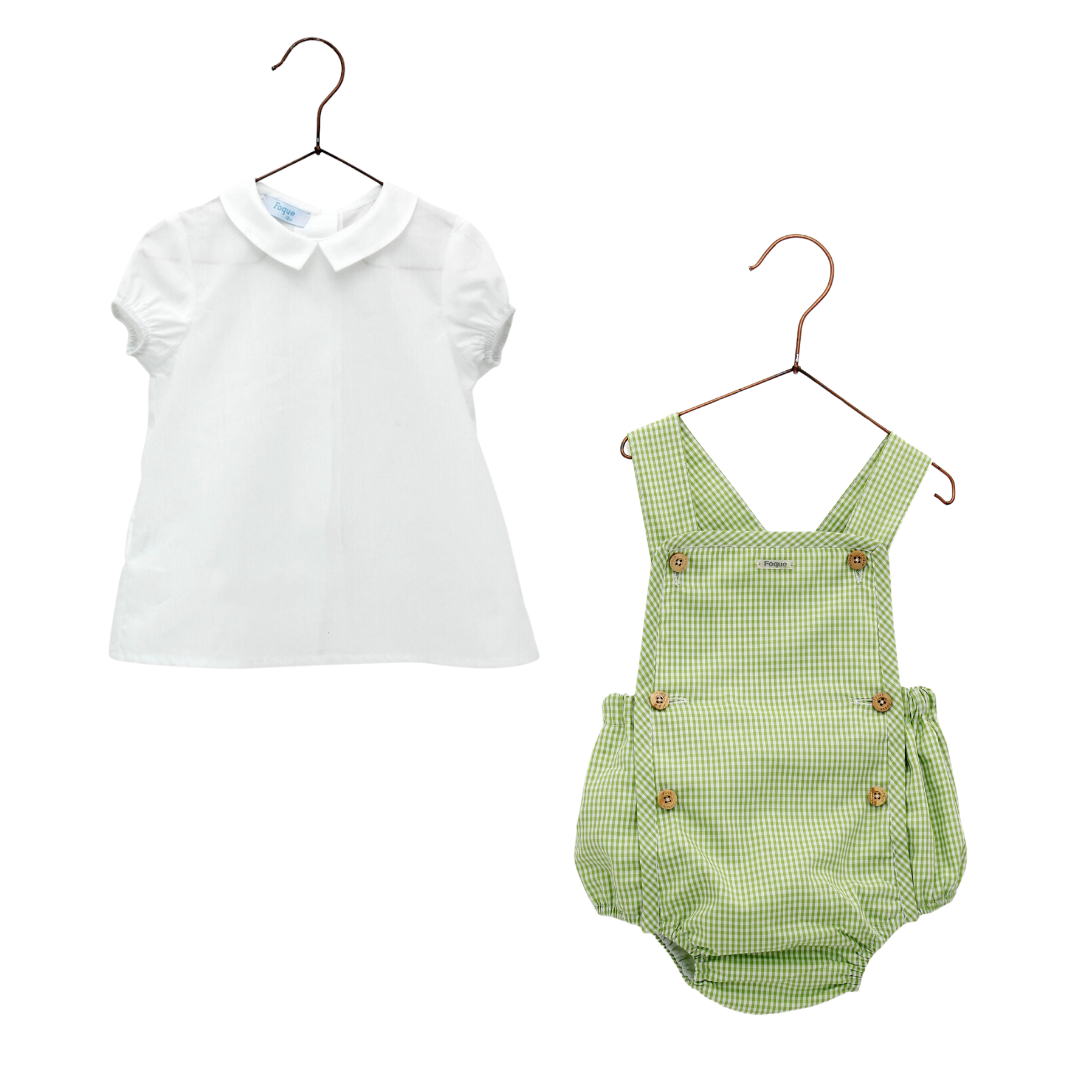 Dungaree Set Apple