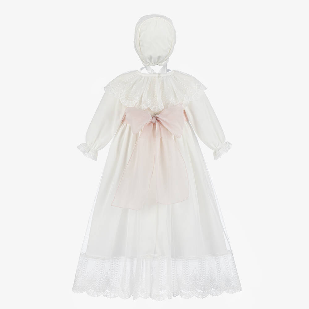 Christening Gown Lace- 2pc