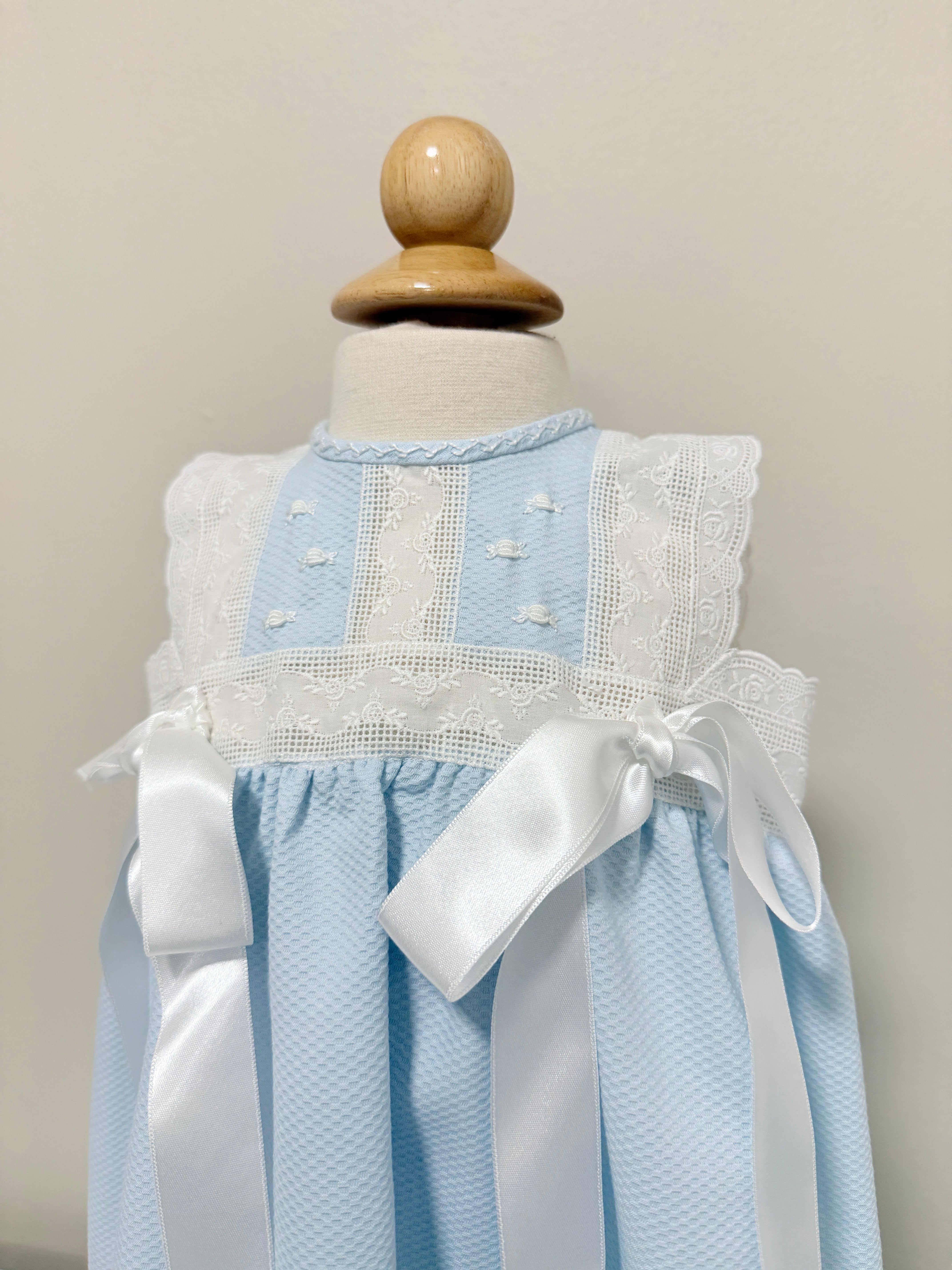 Aruca 'Cami' Artisanal Dress Blue