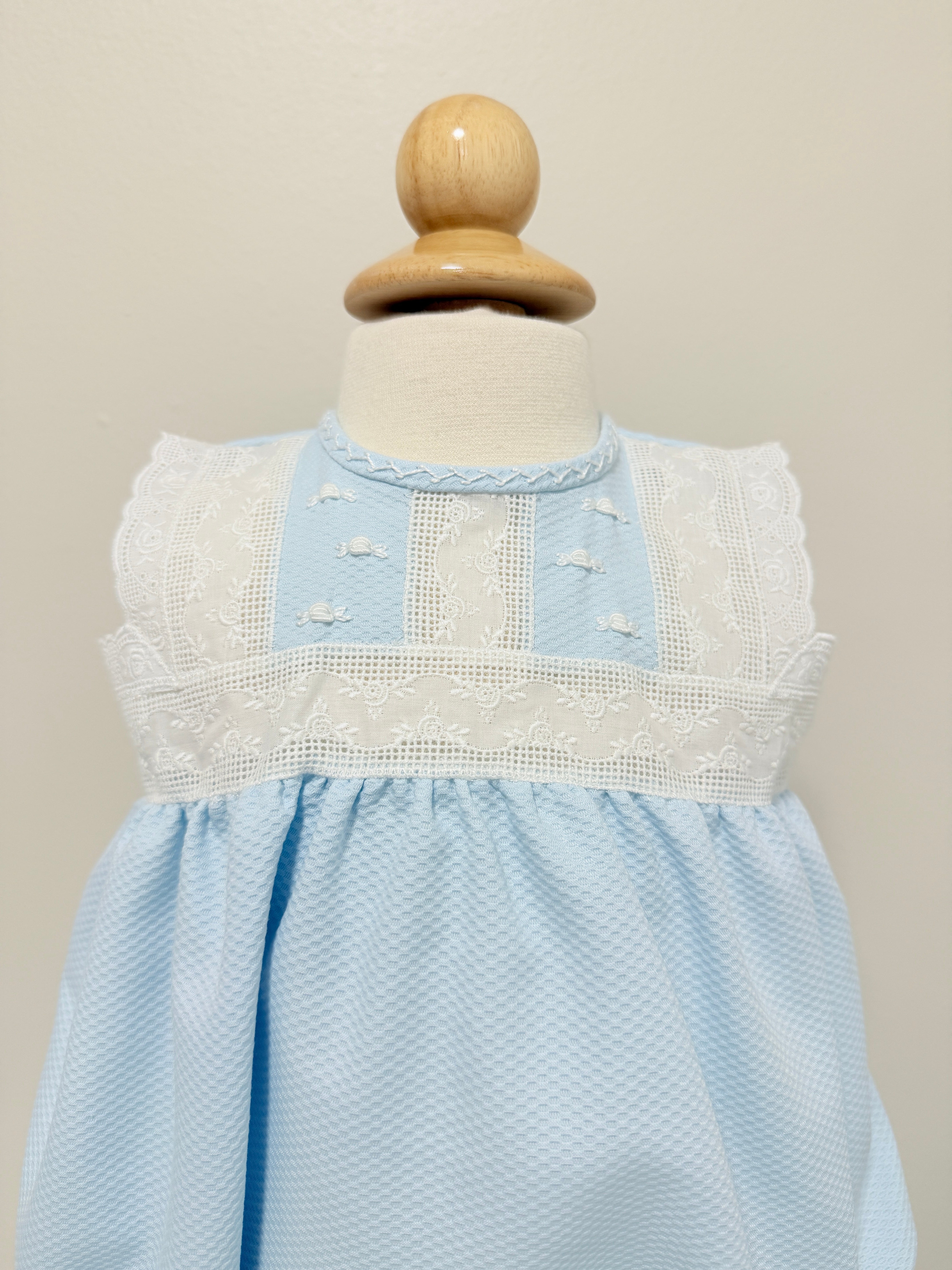 Aruca 'Pique' Romper Blue