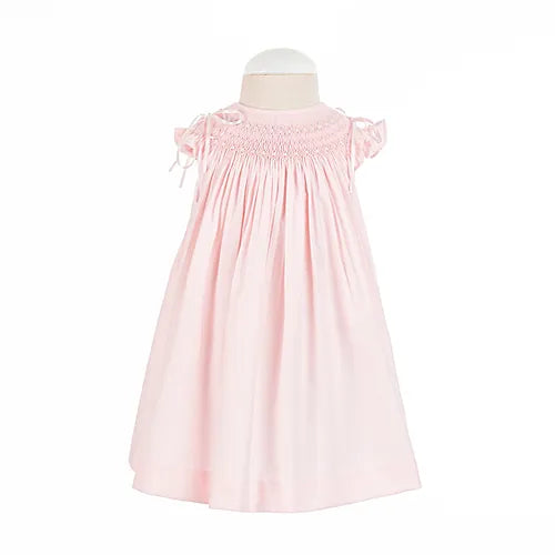 Smock Dress Aleta Viyella Pink