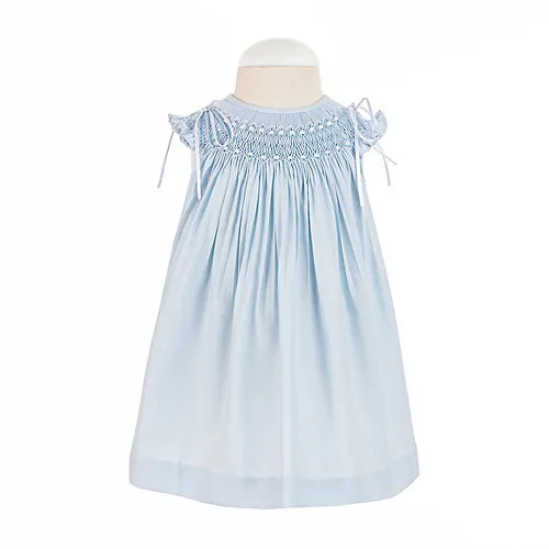 Smock Dress Aleta Viyella Blue