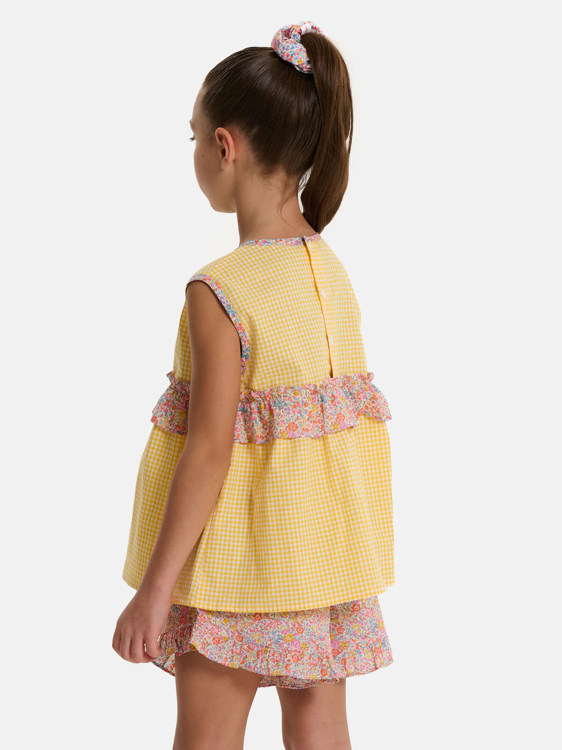 Short Set Patchwork Arancio