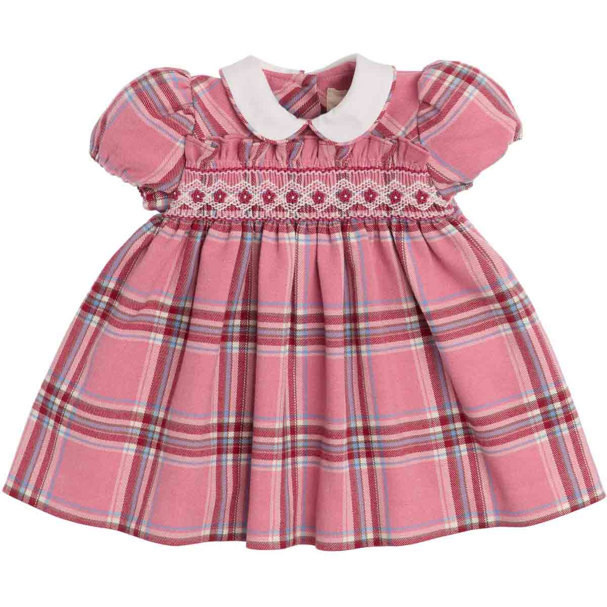 Bloomer Set Pink Tartan- 2pc