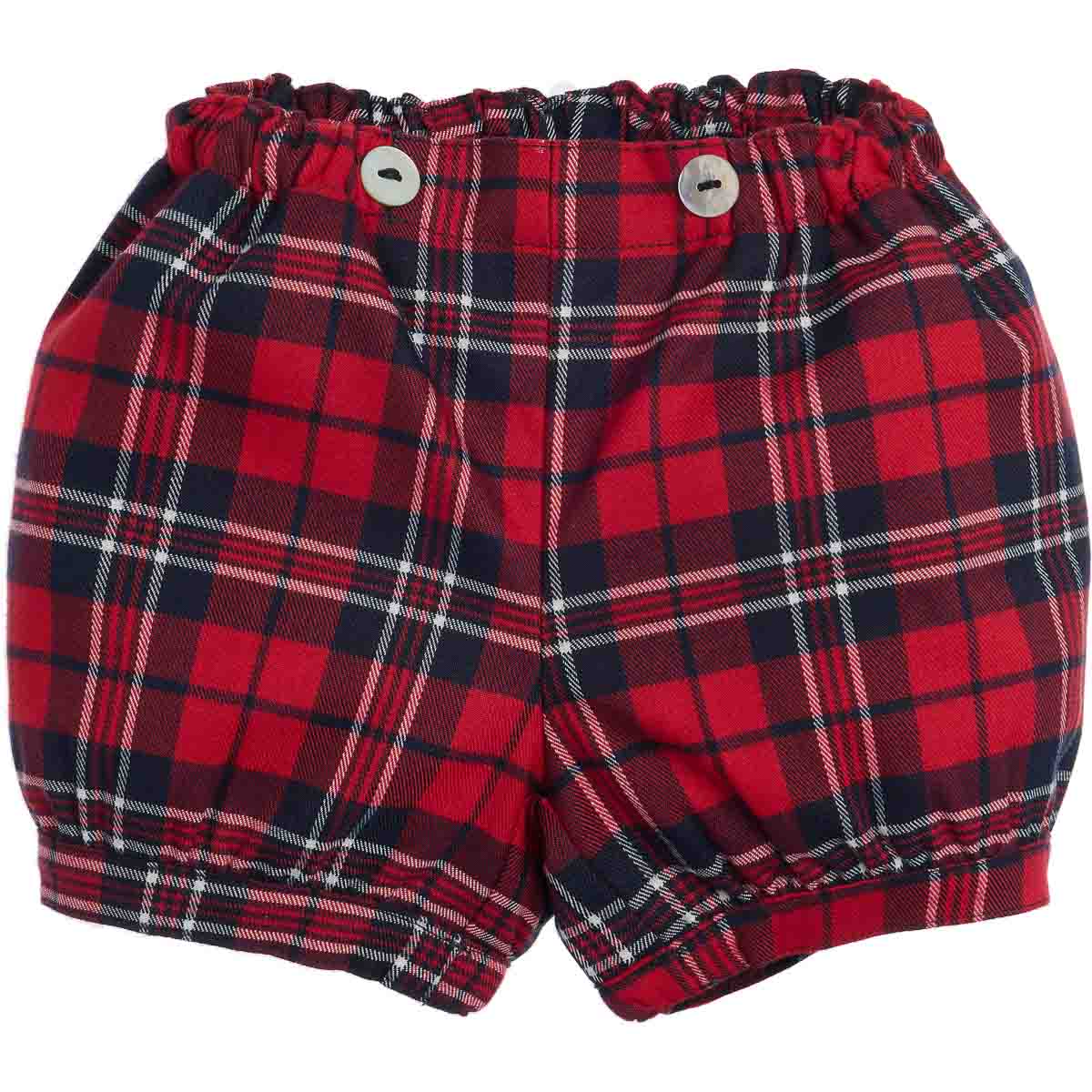 Bloomer Set Tartan Blue